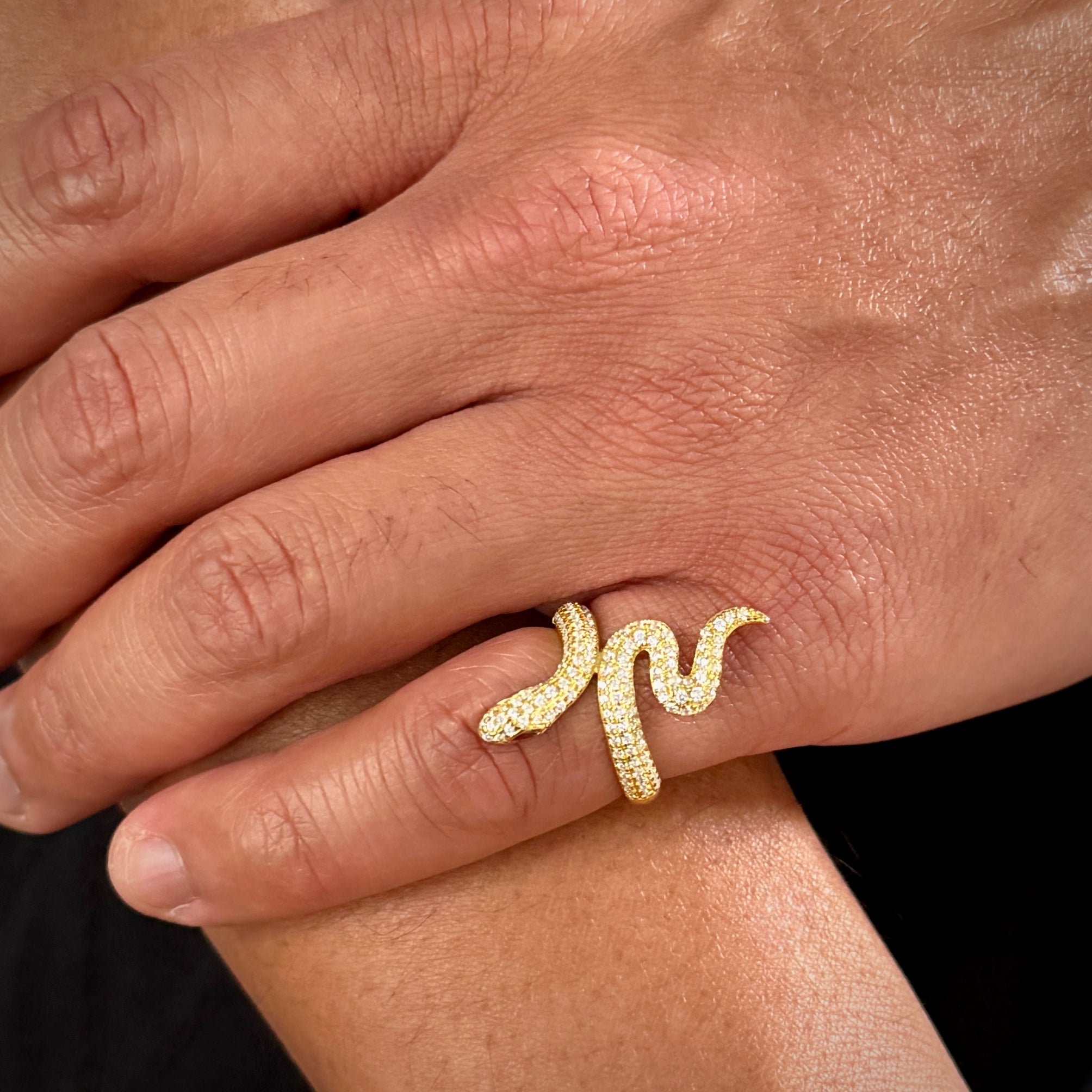 Viper Snake Diamond Ring