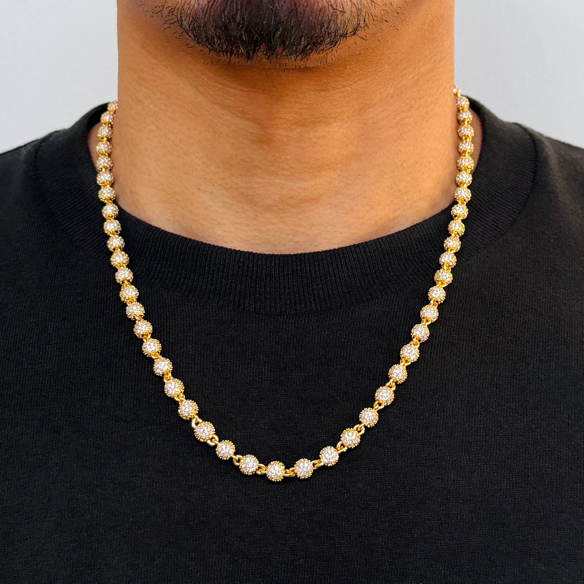 Iced Balls Diamond Chain 6mm