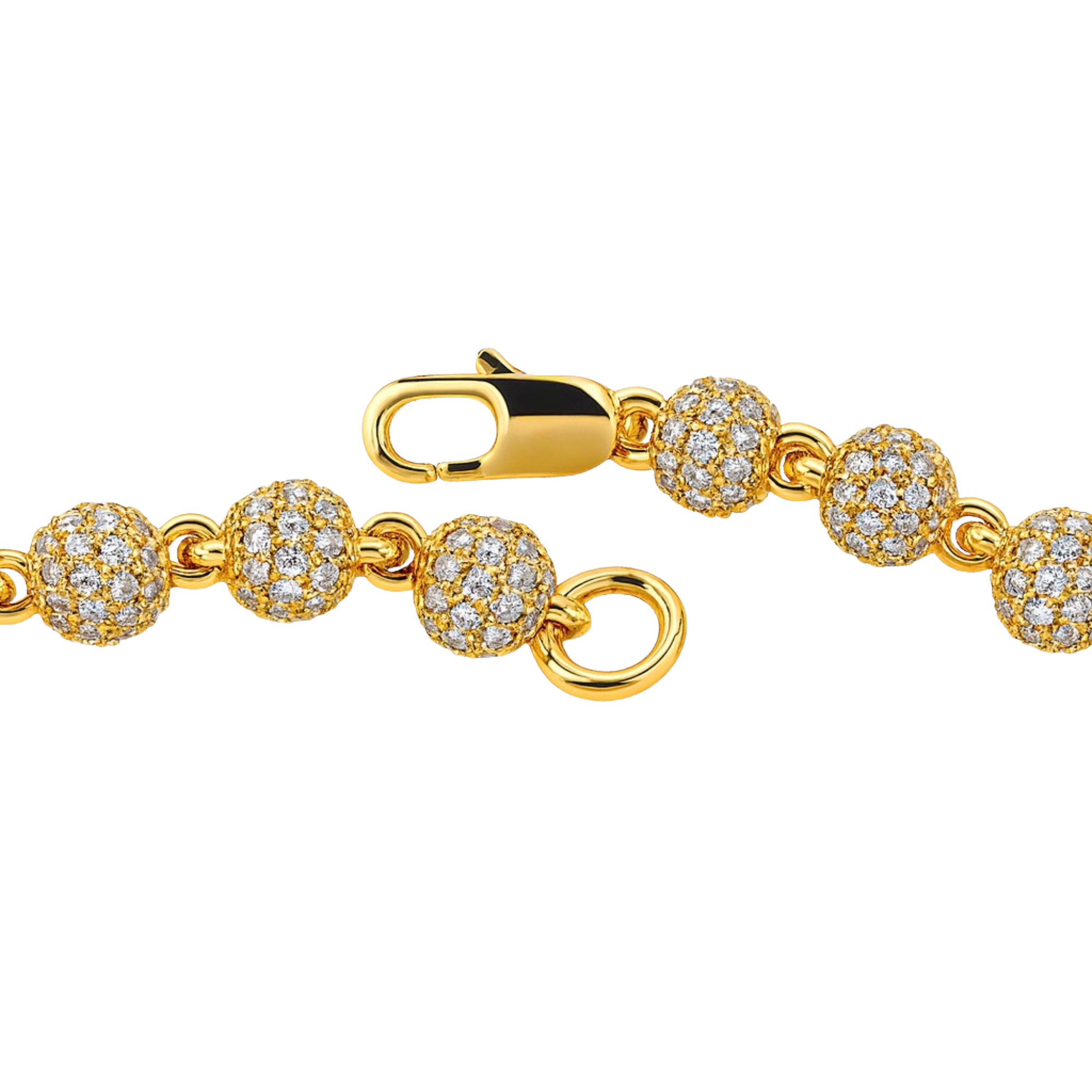 Iced Balls Diamond Chain 6mm