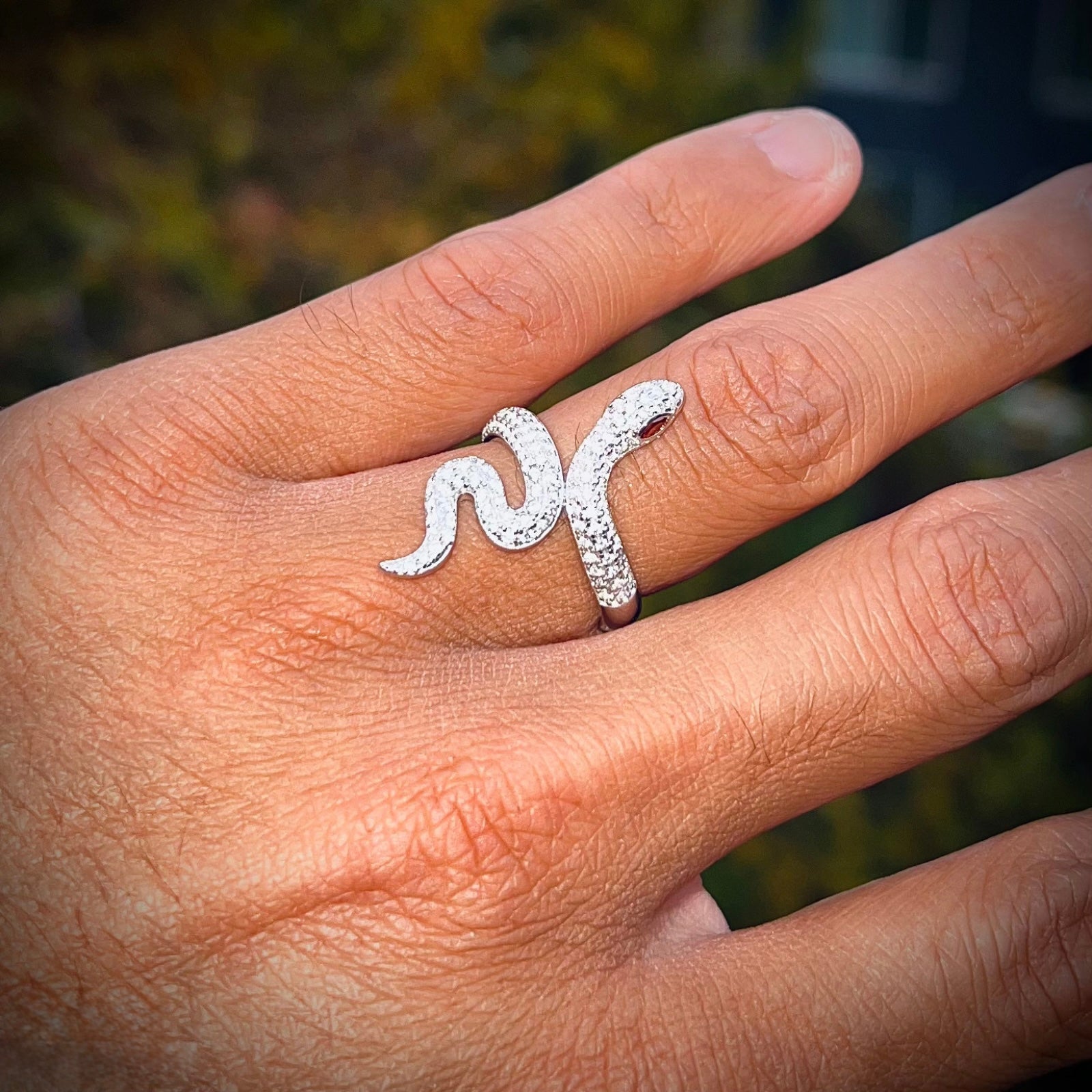 Viper Snake Diamond Ring