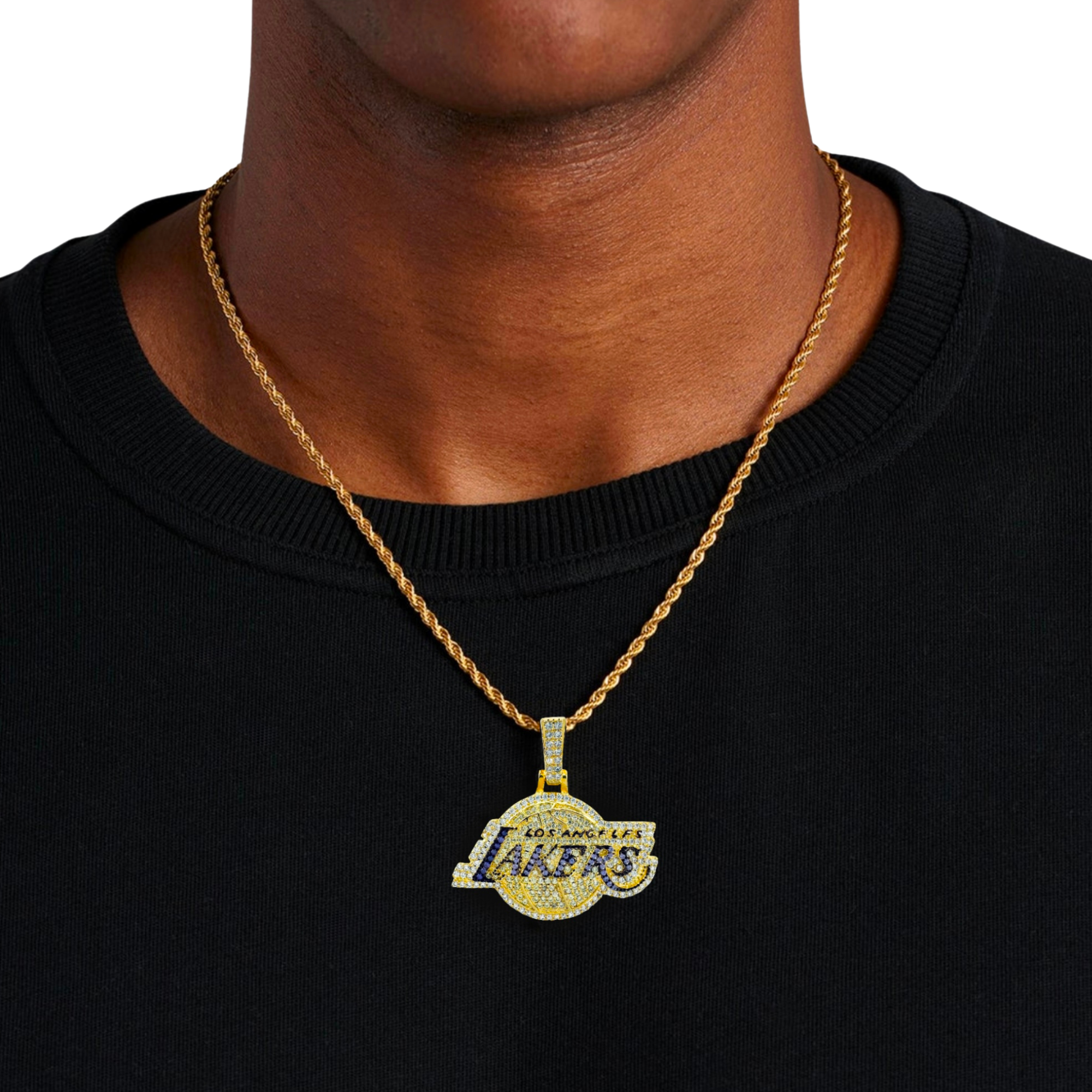Lakers Diamond Gold Pendant