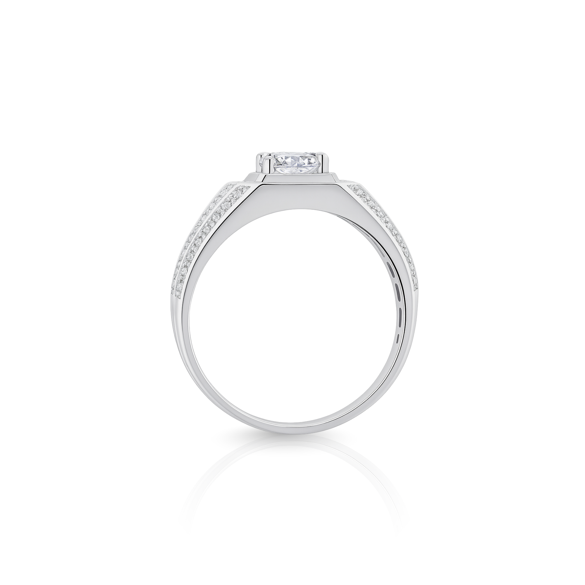 Moissanite Galaxy Diamond Ring (1.0ct)