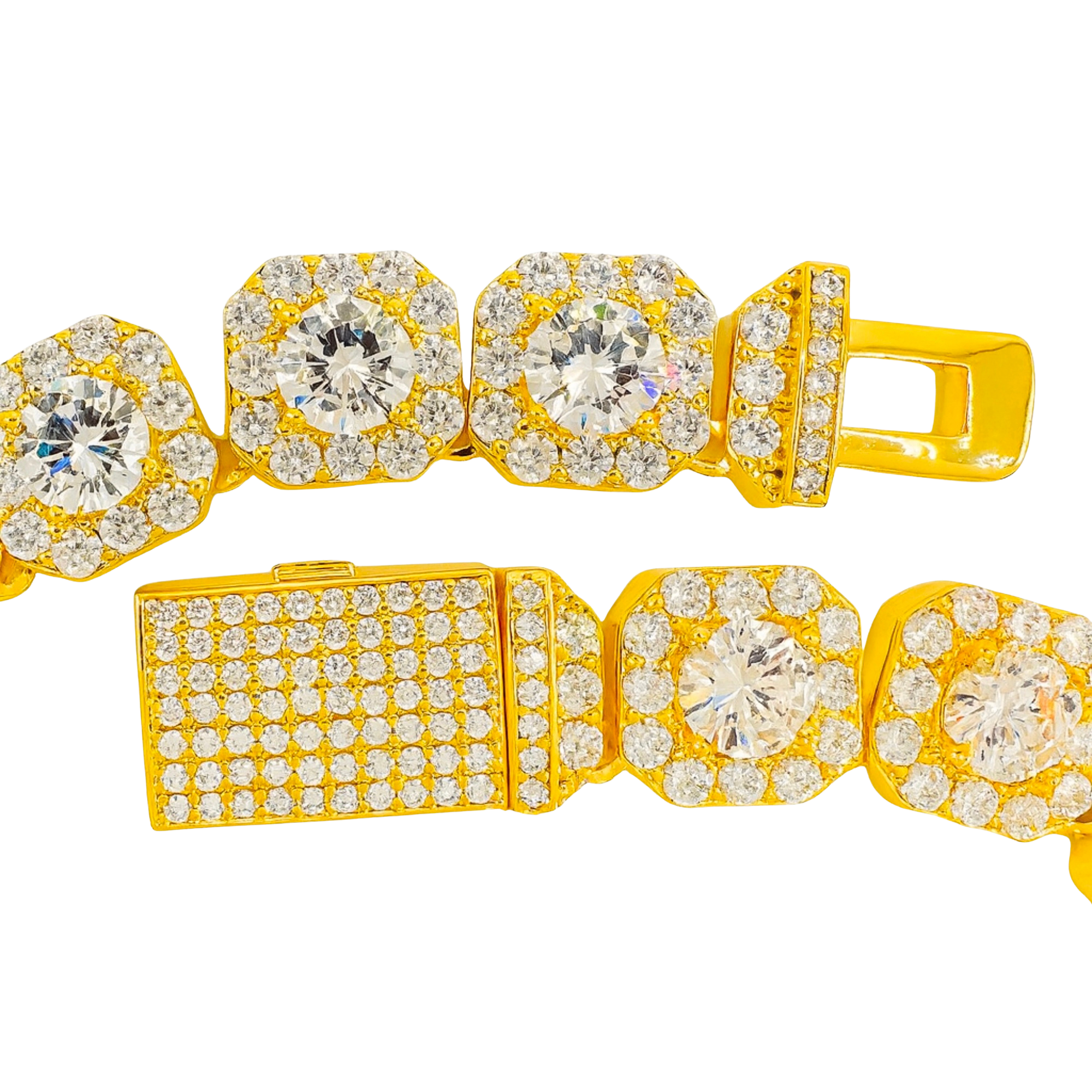 Clustered Tennis Chain 12mm