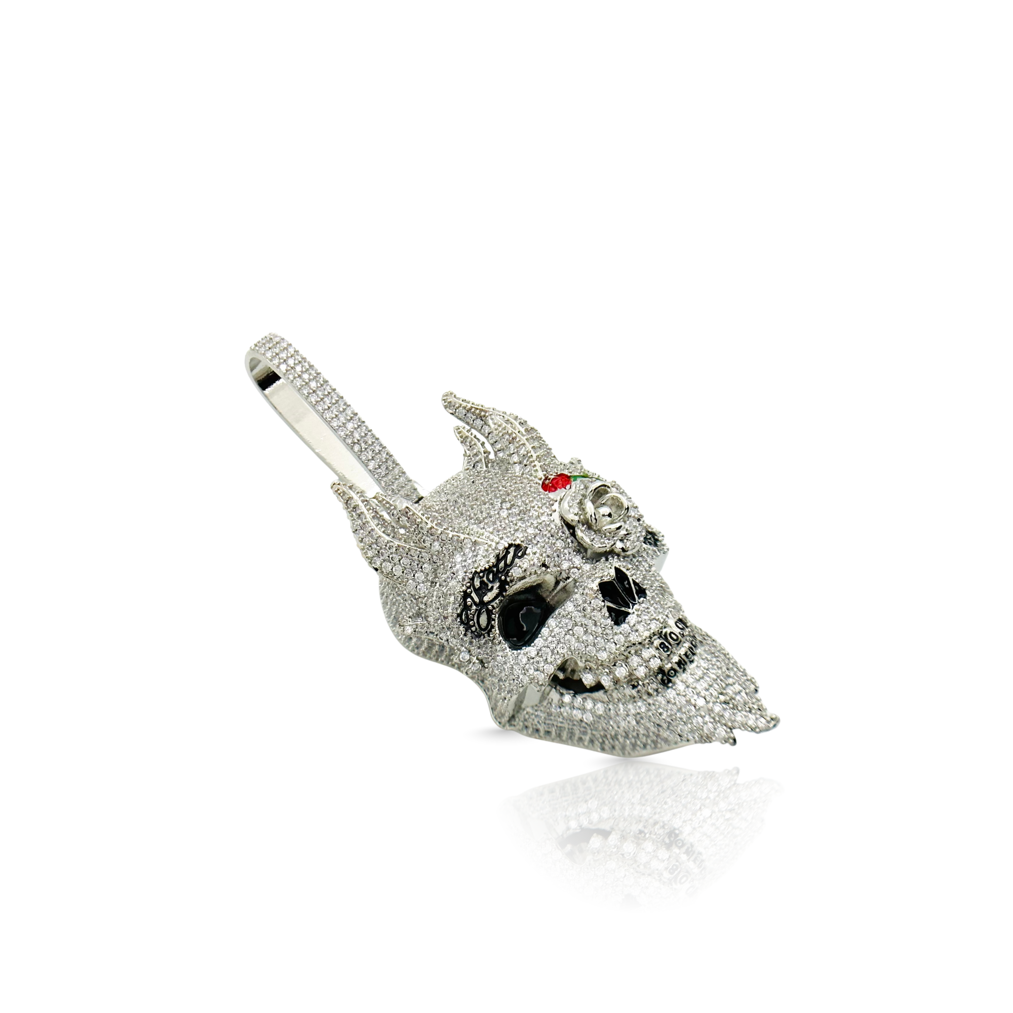 Skull Head Diamond Pendant