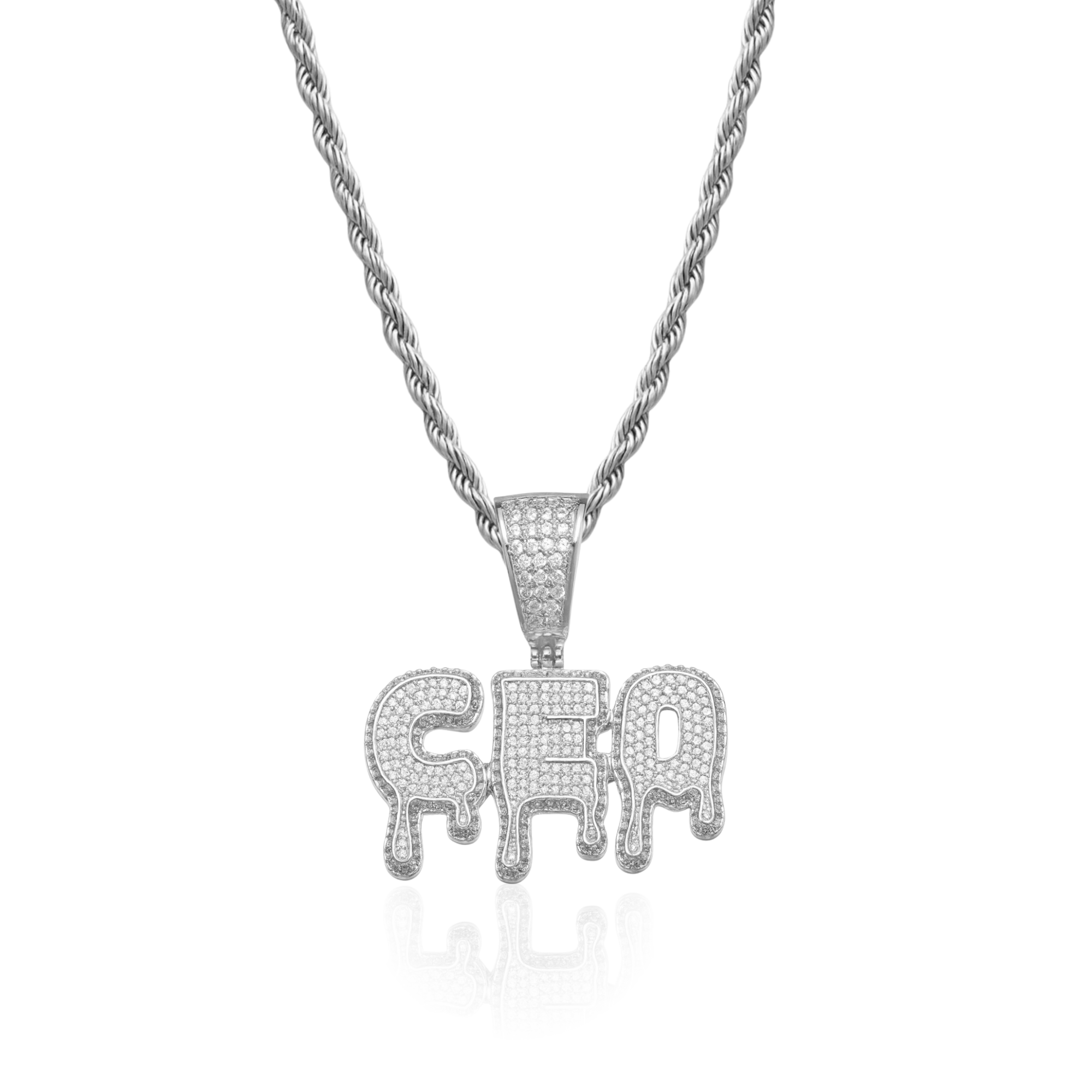 Drip Letter Custom Pendant