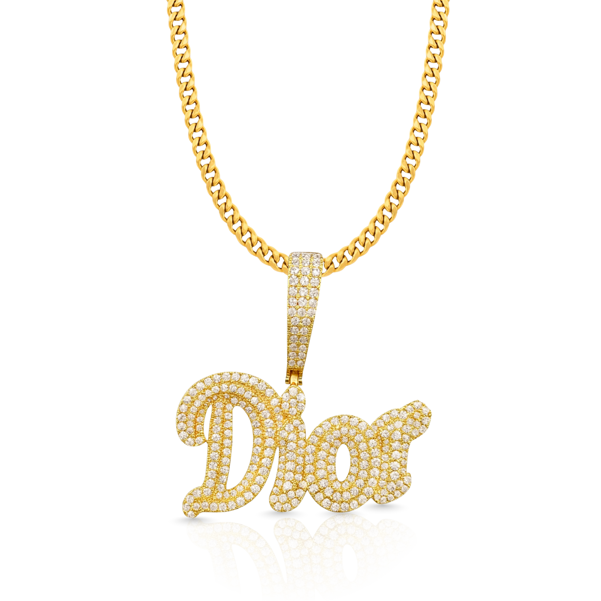Dior Diamond Gold Pendant