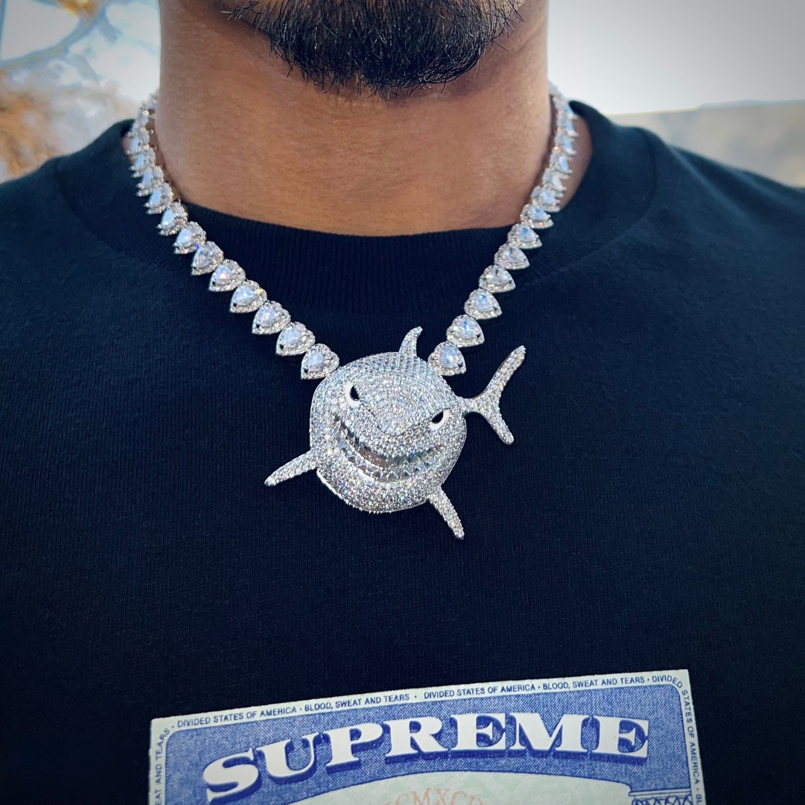 Jaws Diamond Pendant