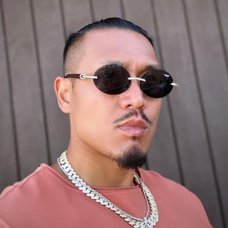 GStars Round Diamond Sunglasses