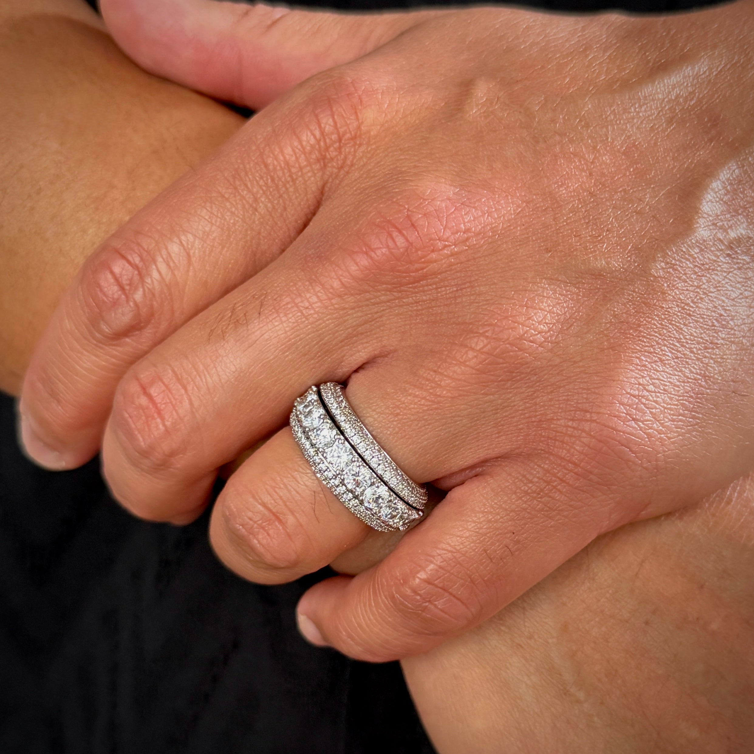 Rotating Diamond Ring