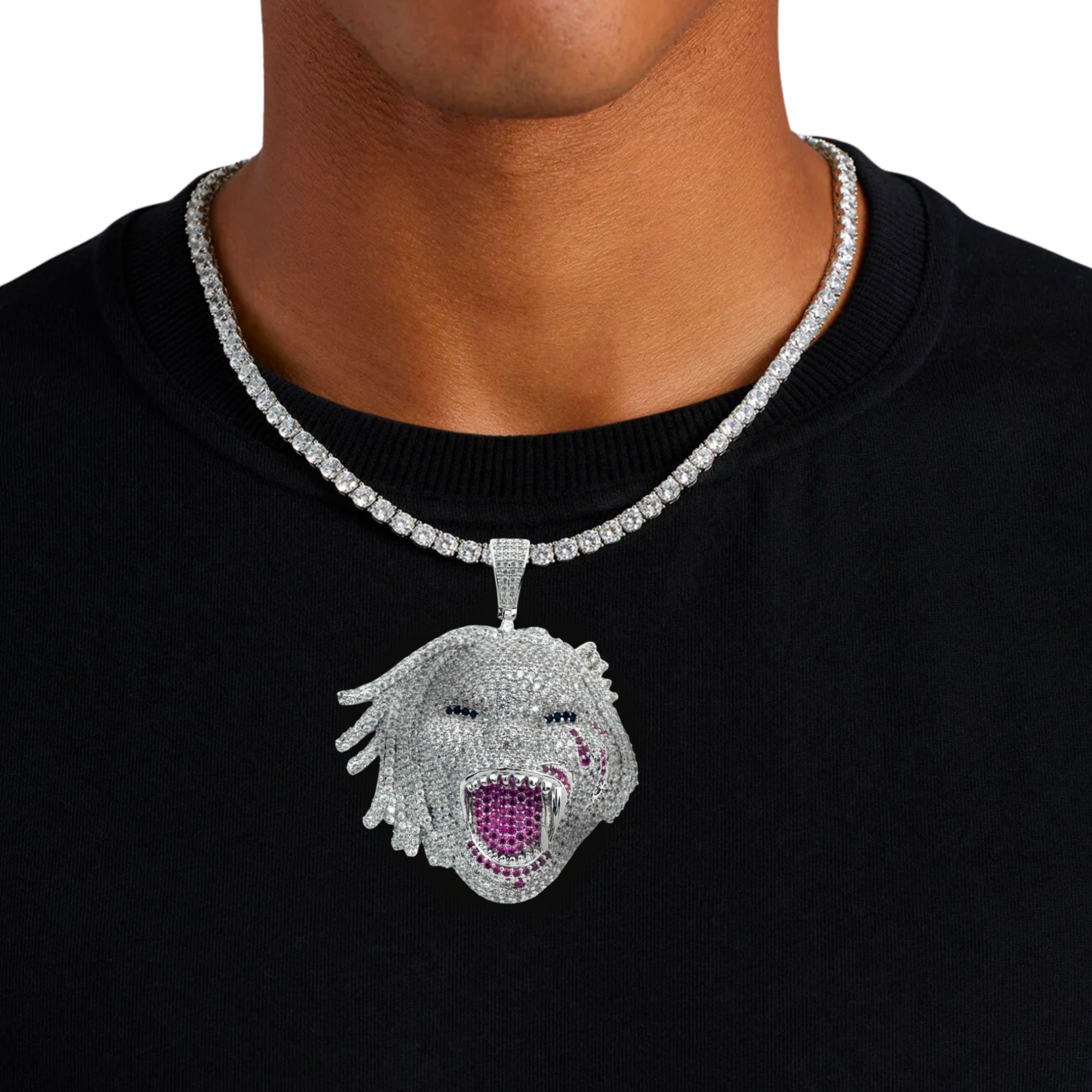 Diamond Face Pendant