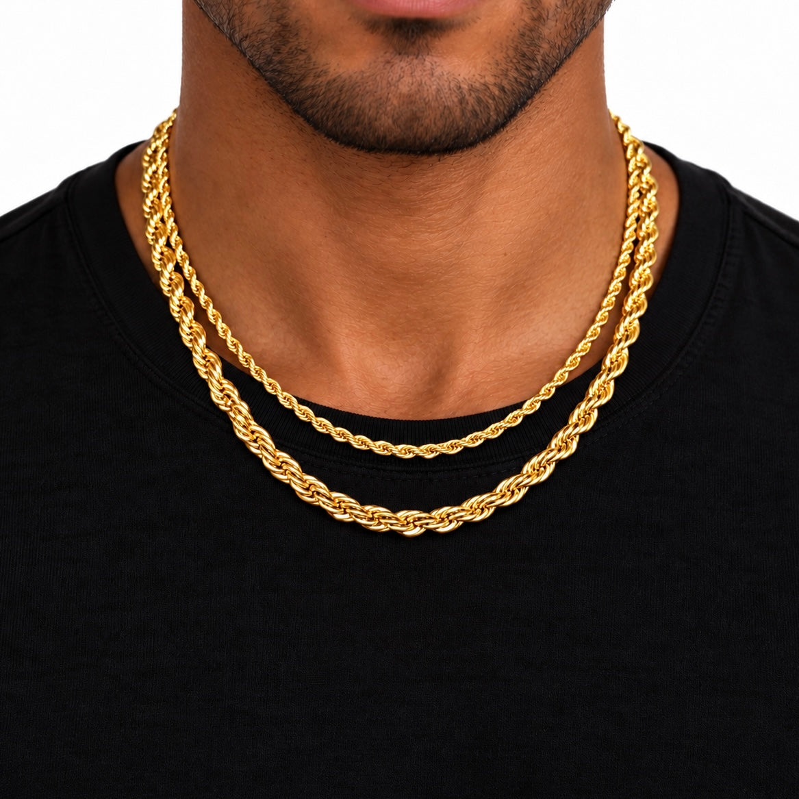 Classic Rope Chain Stack