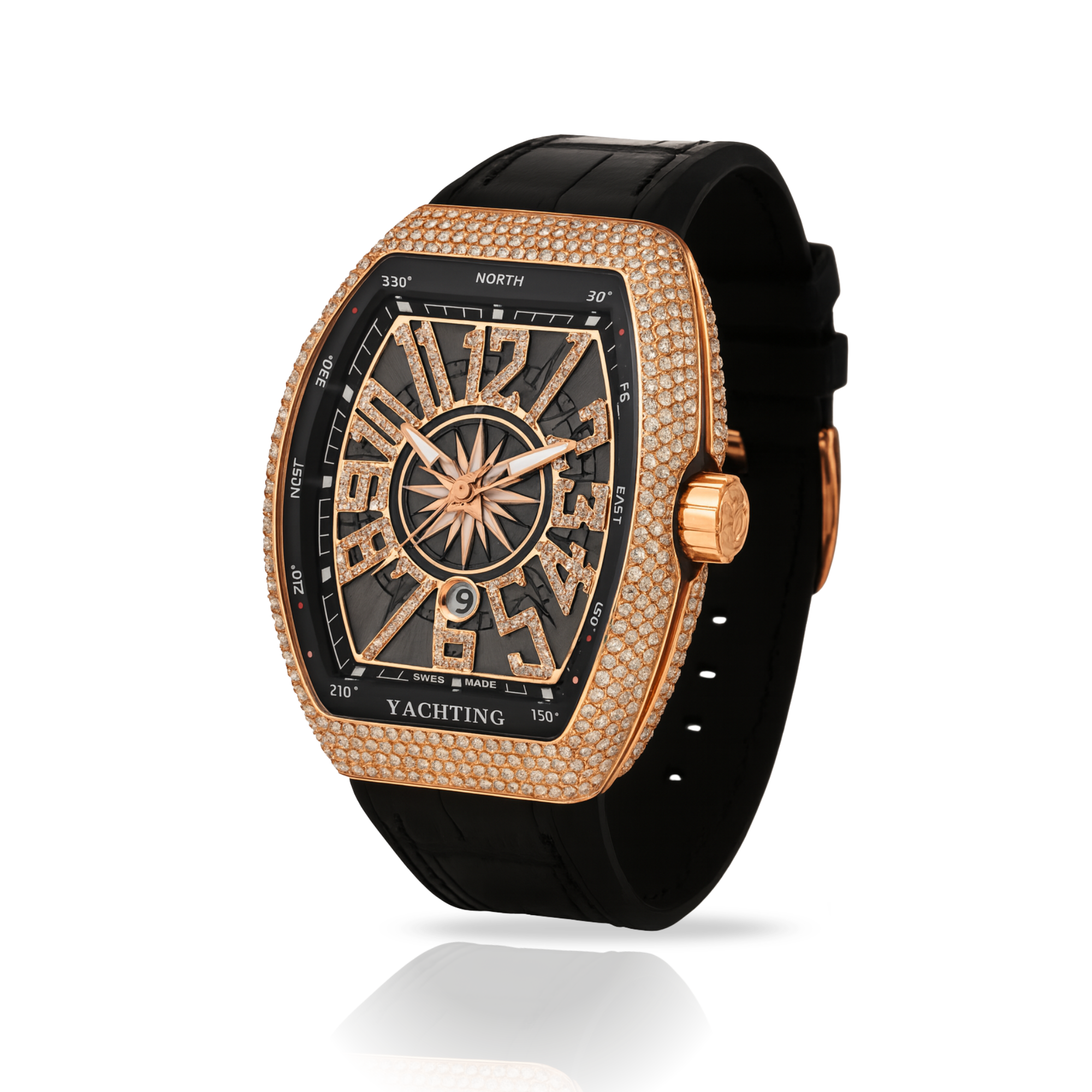 GStars Yachting Diamond Rose Gold Watch