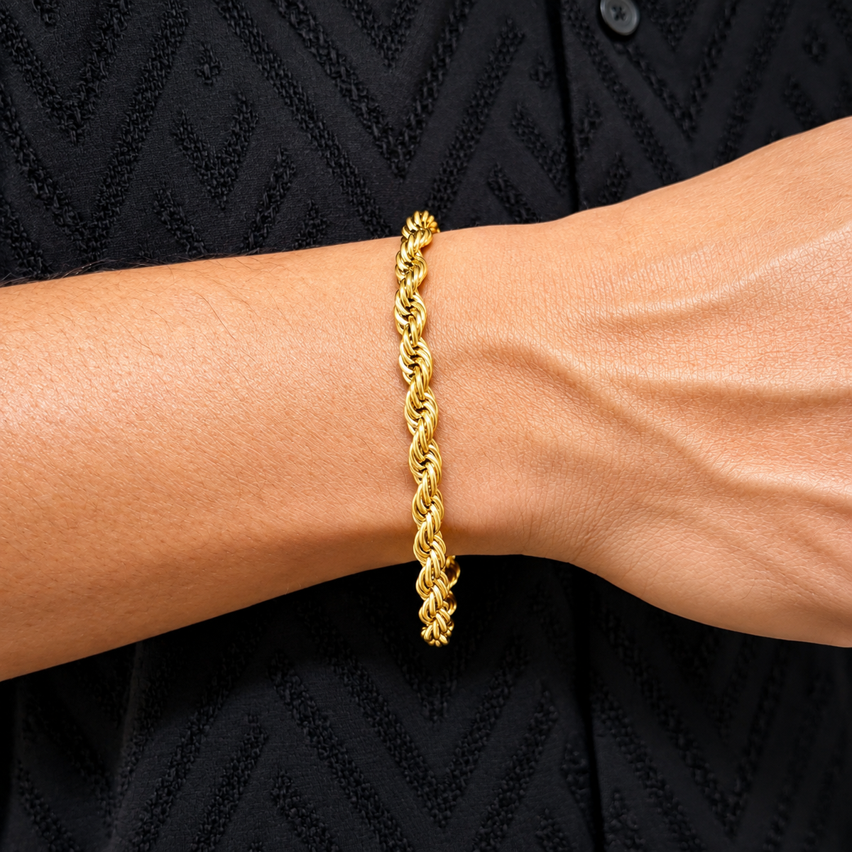 Classic Rope Chain Set 6mm