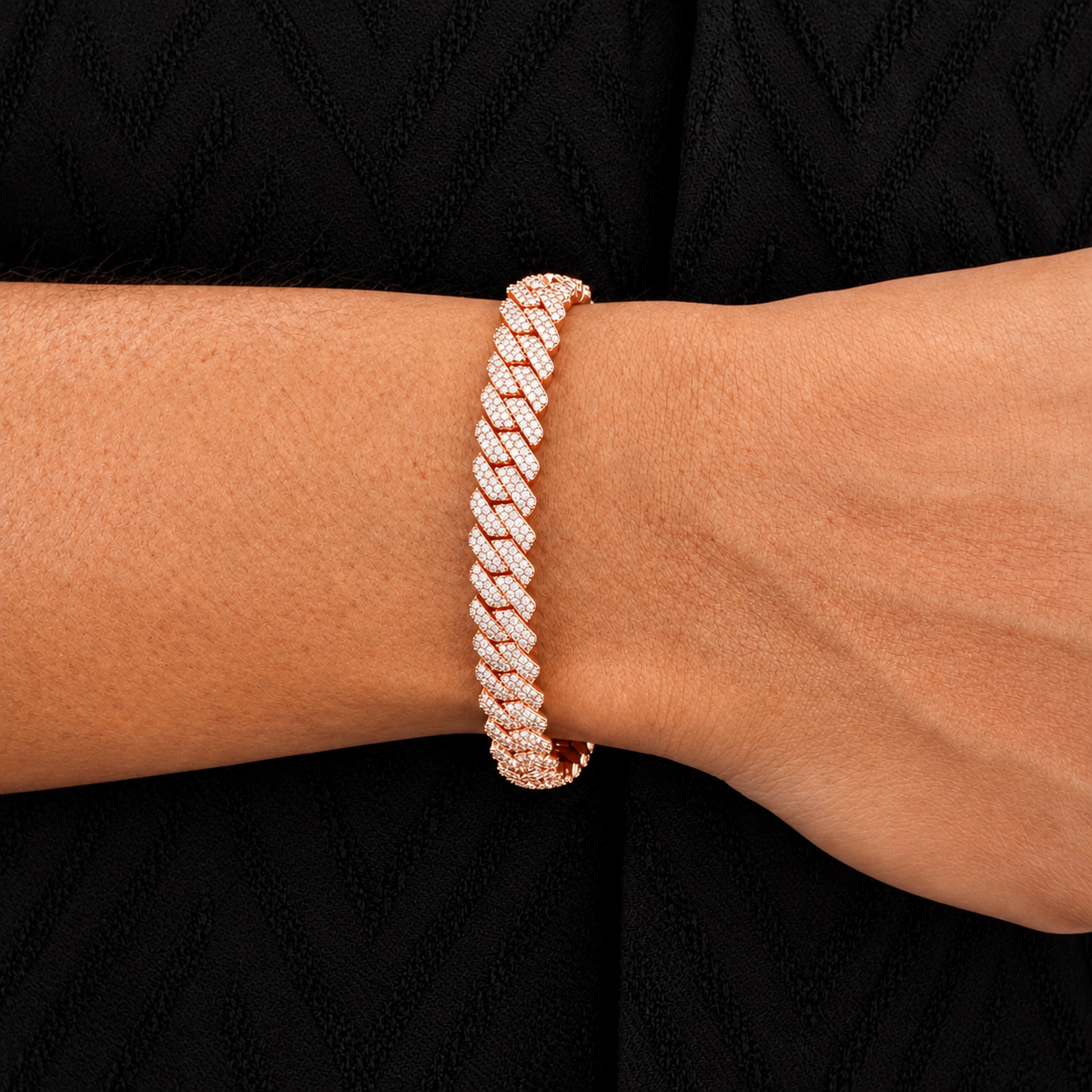 Diamond Prongs Bracelet 8mm