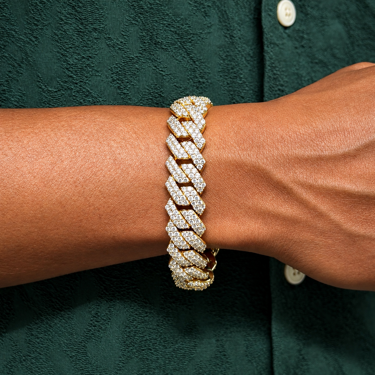 Diamond Prong Bracelet 16mm