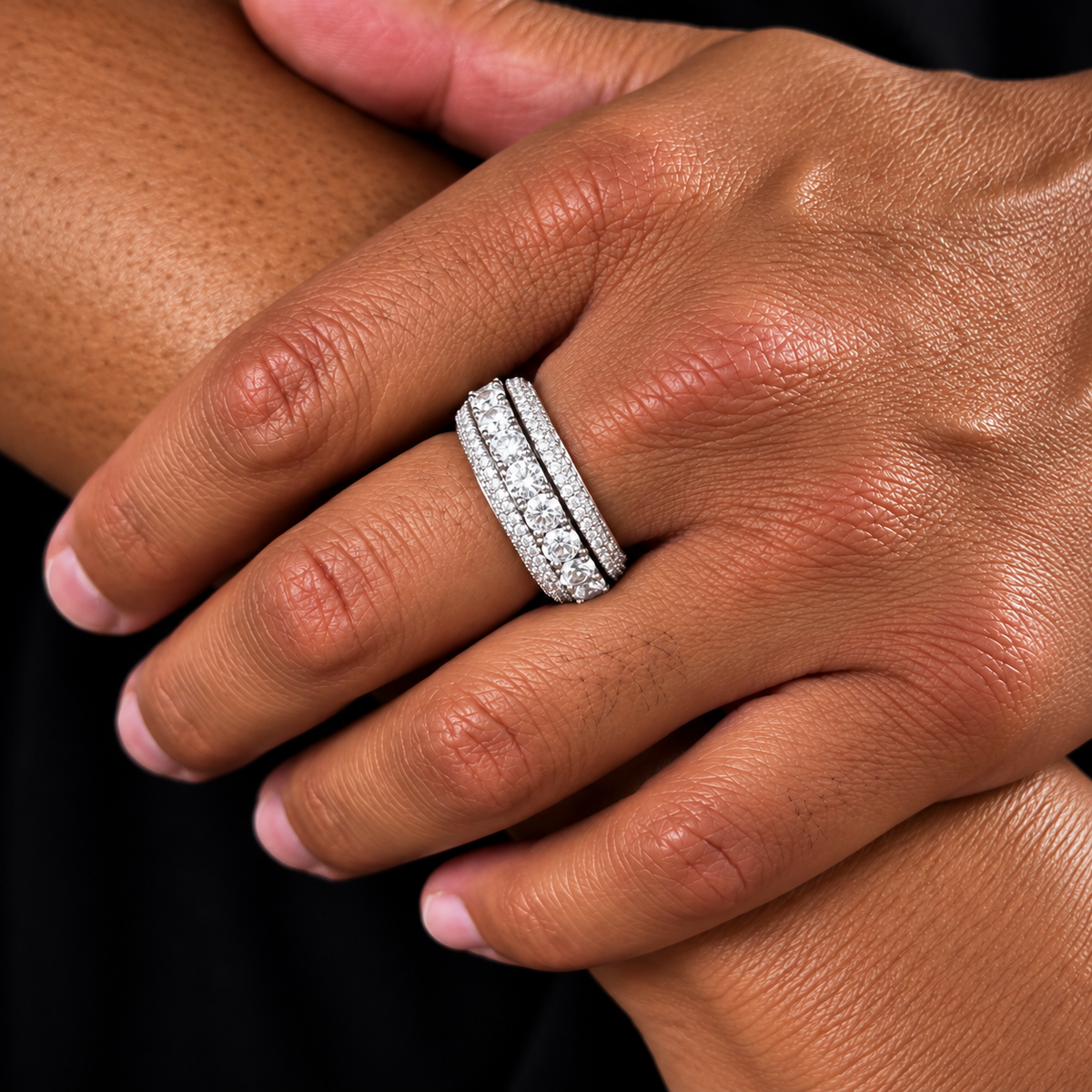 Rotating Diamond Ring