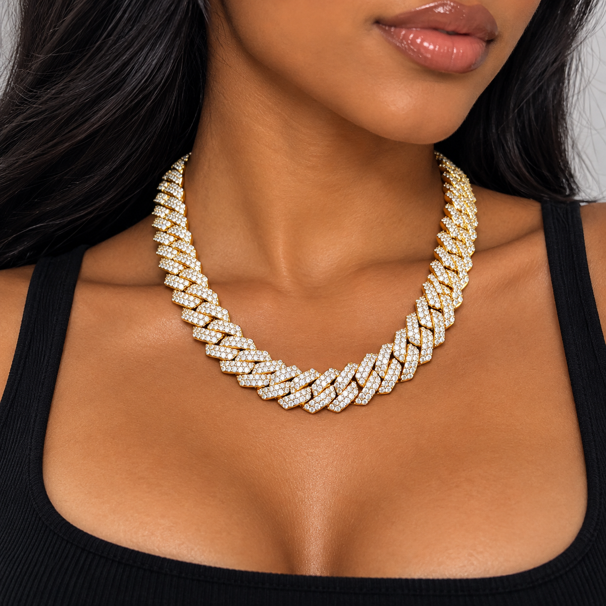Diamond Prong Chain 16mm