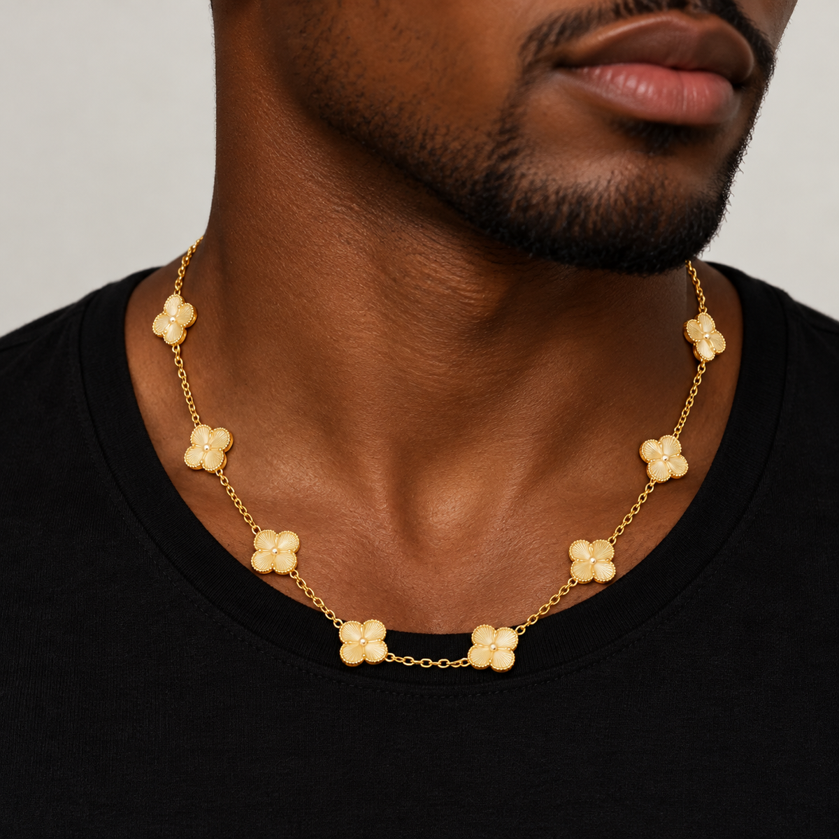GStars Gold Clover Chain Set