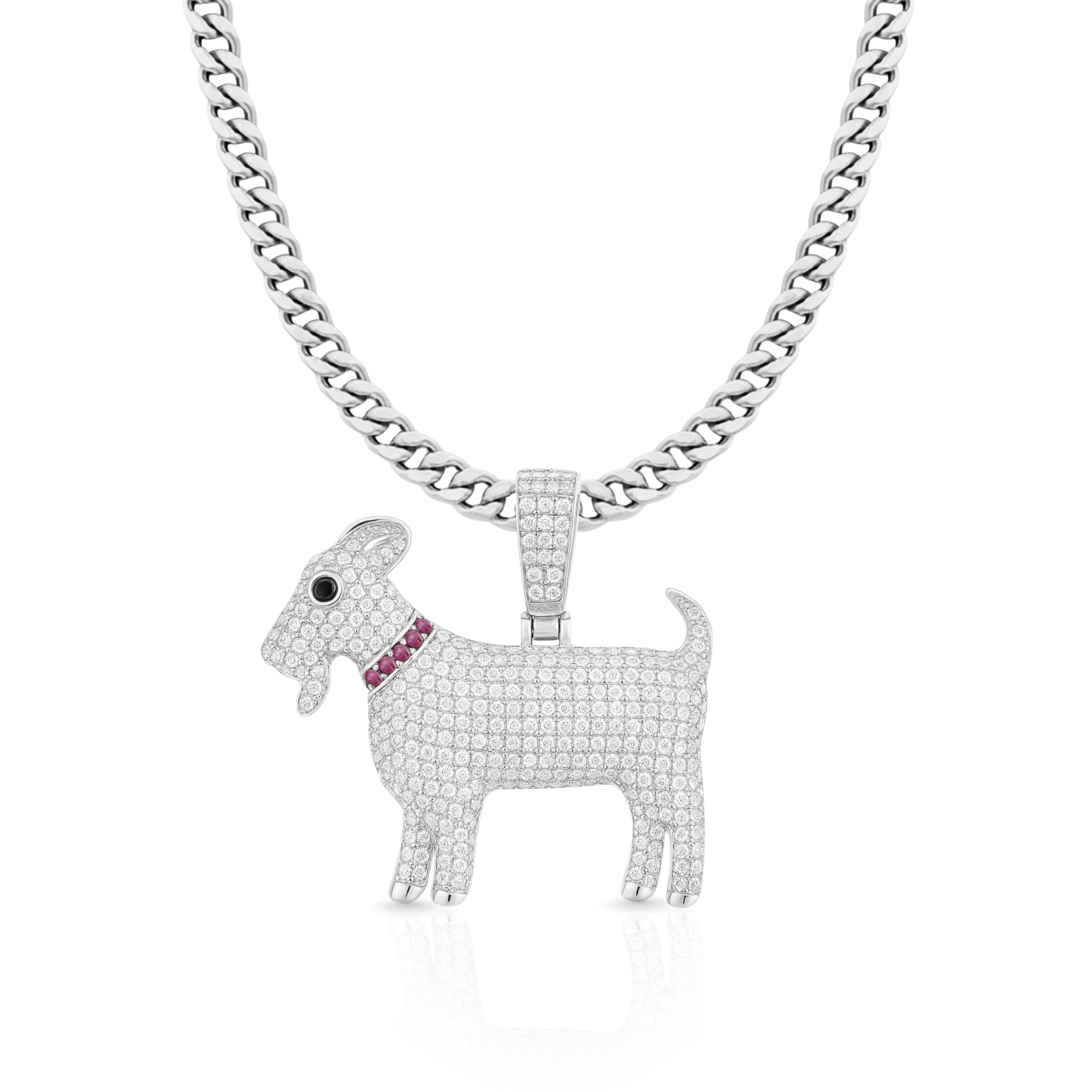 "GOAT" Iced Out Pendant