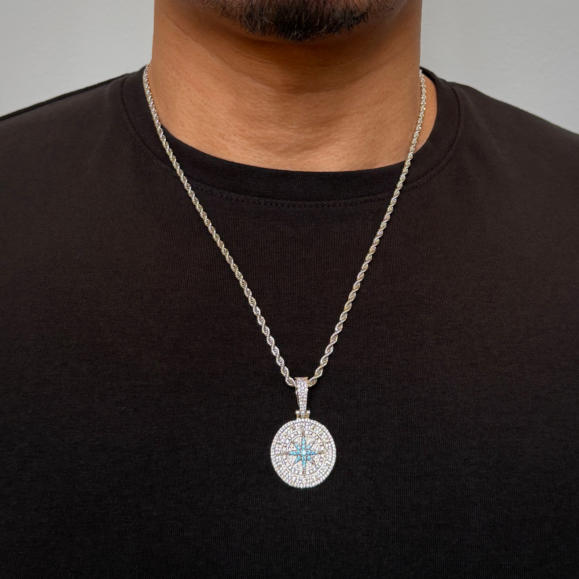 Compass Diamond Pendant