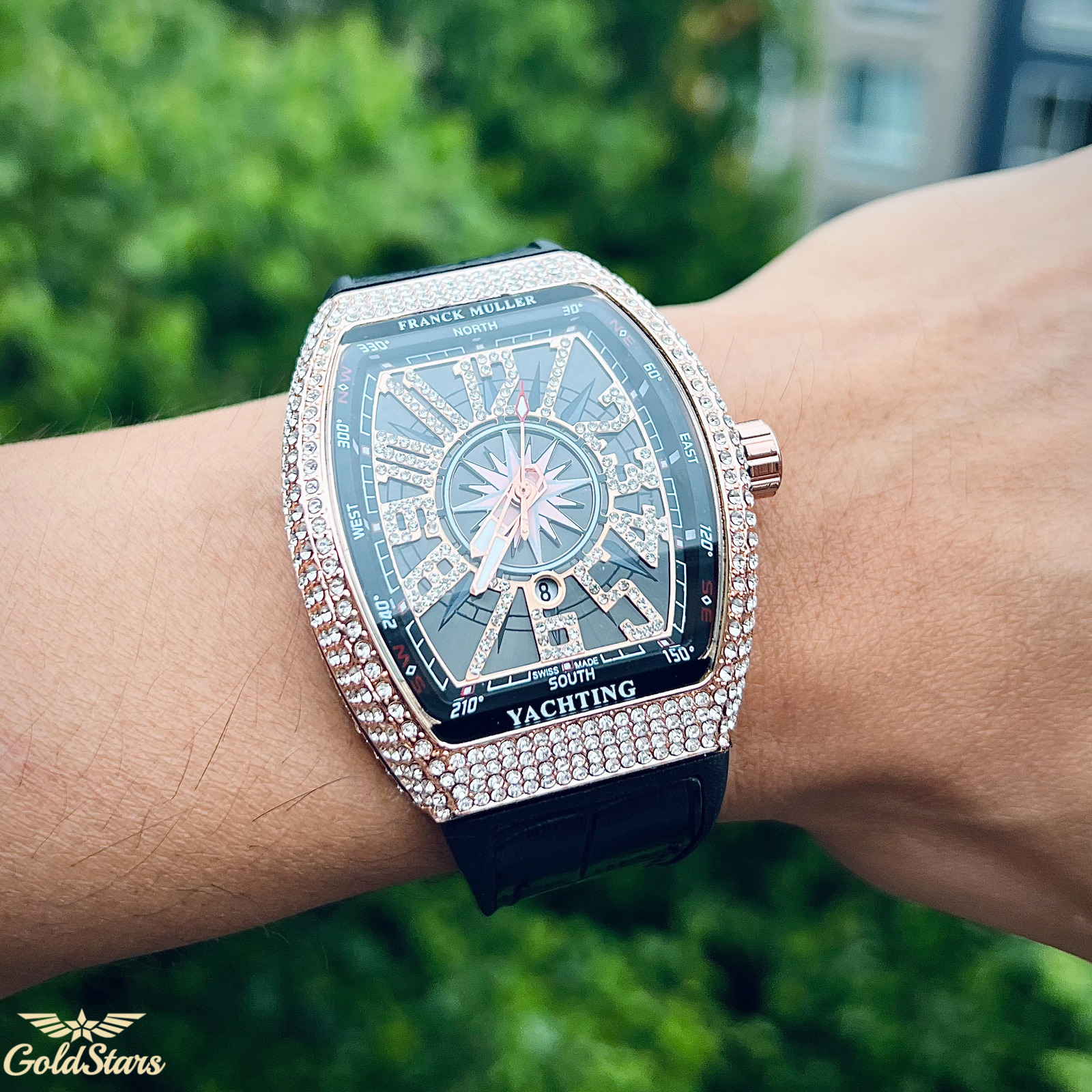 GStars Yachting Diamond Rose Gold Watch