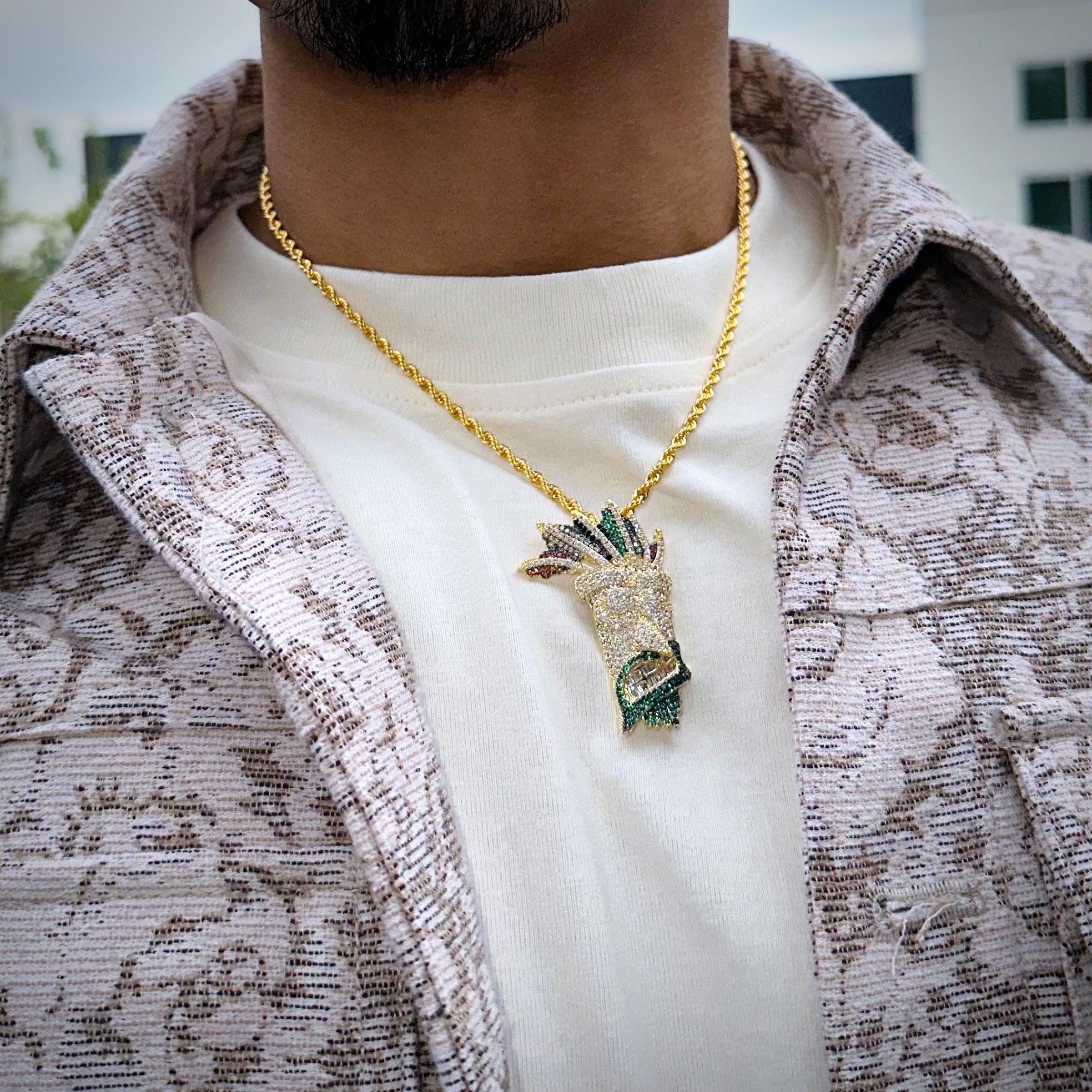 Crash “Aku Aku” Diamond Pendant