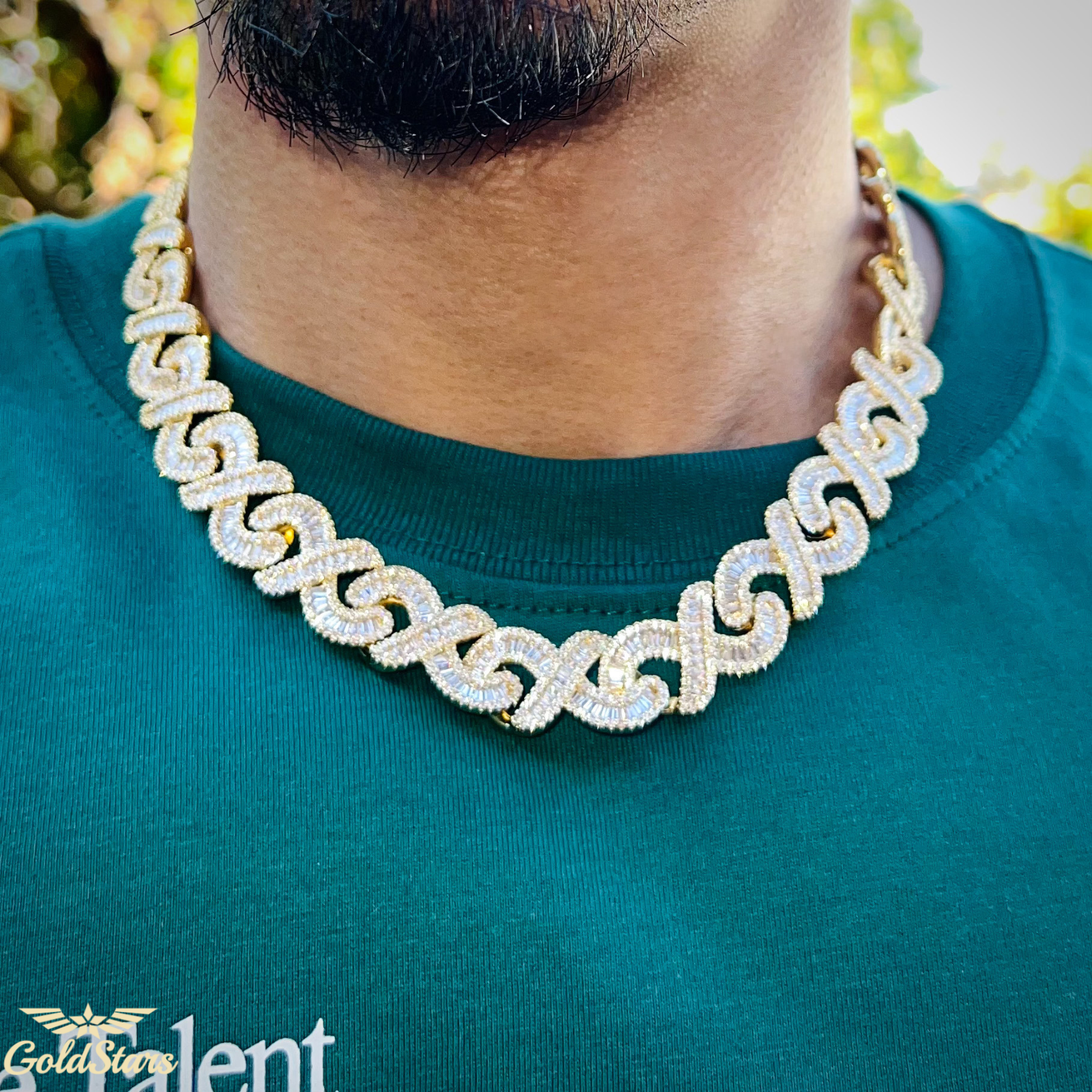 Infinity Baguette Chain 16mm