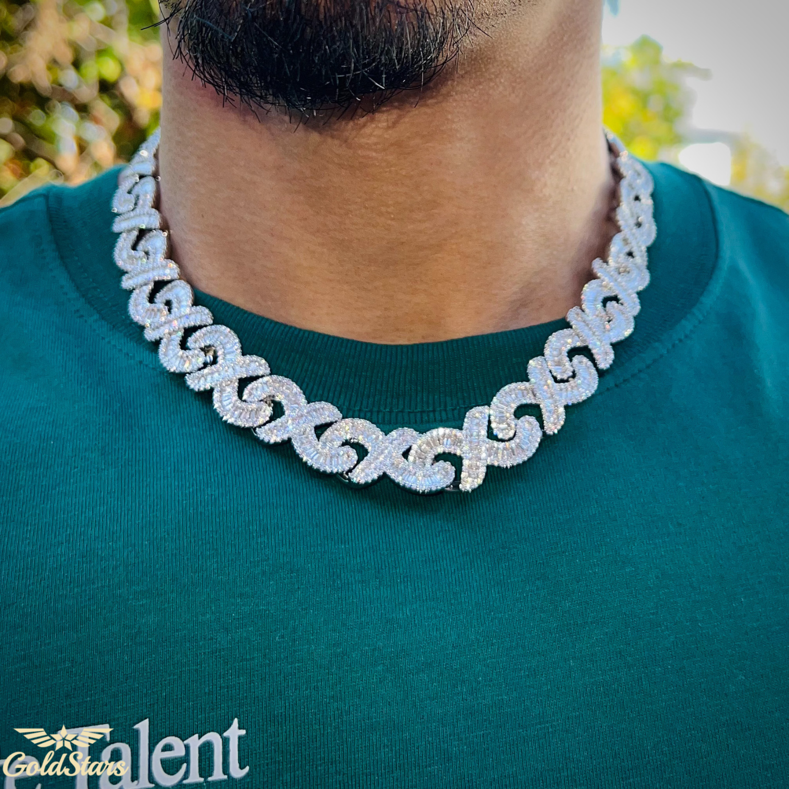 Infinity Baguette Chain 16mm