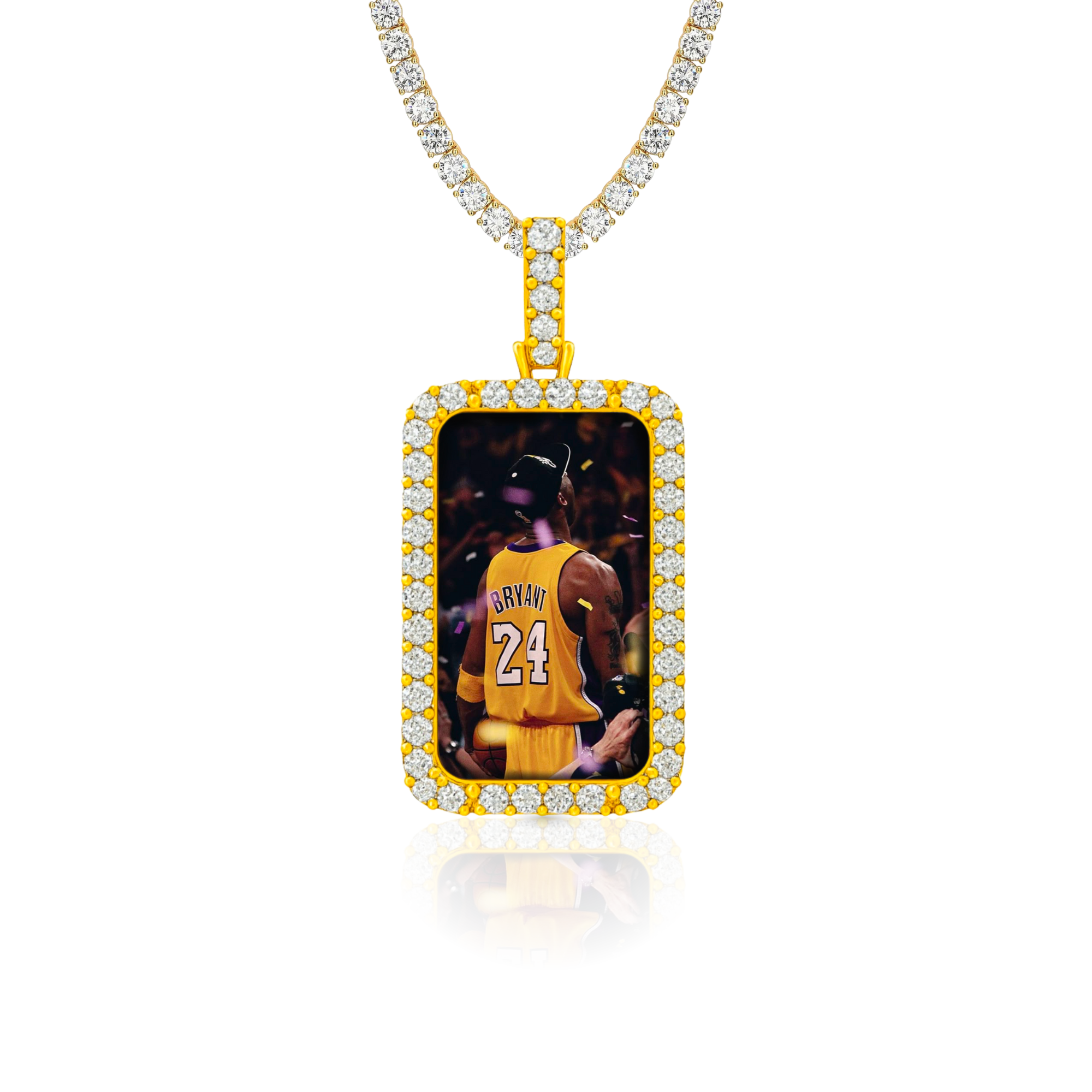 Rectangular Custom Photo Pendant