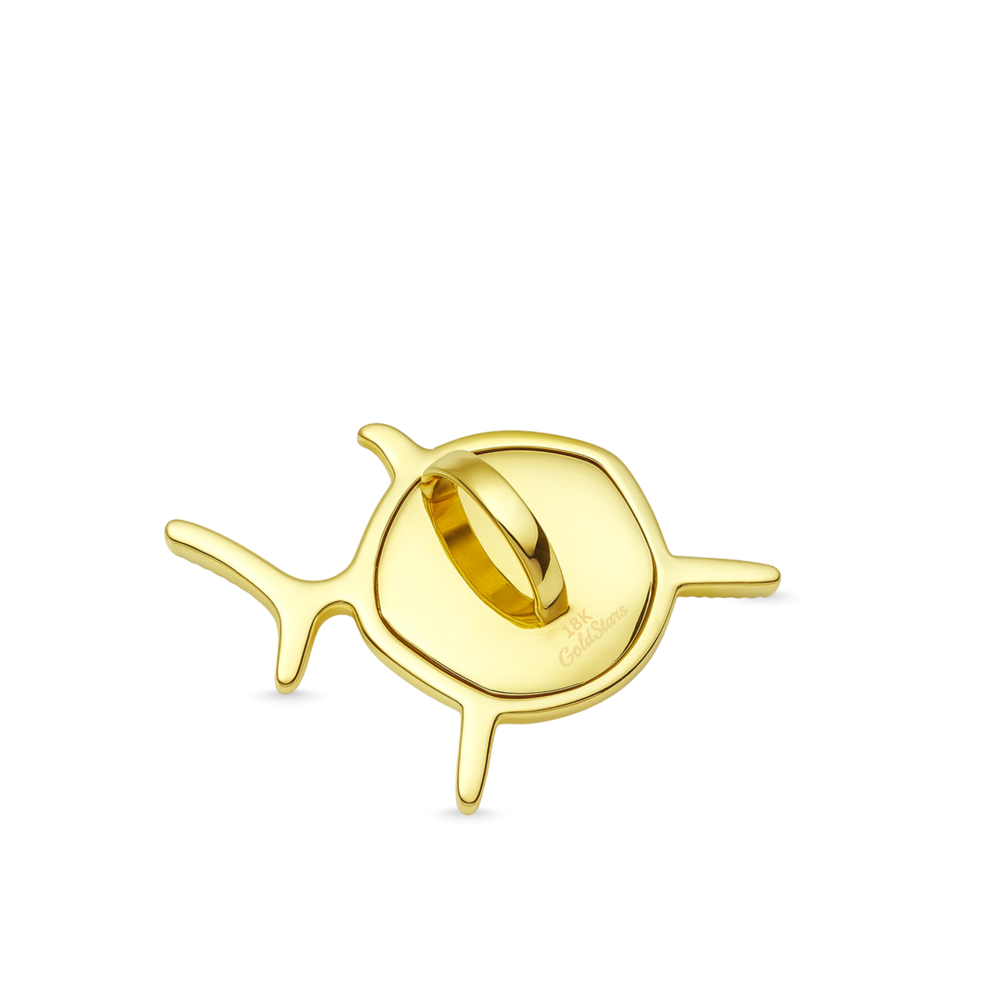 Jaws Diamond Gold Pendant