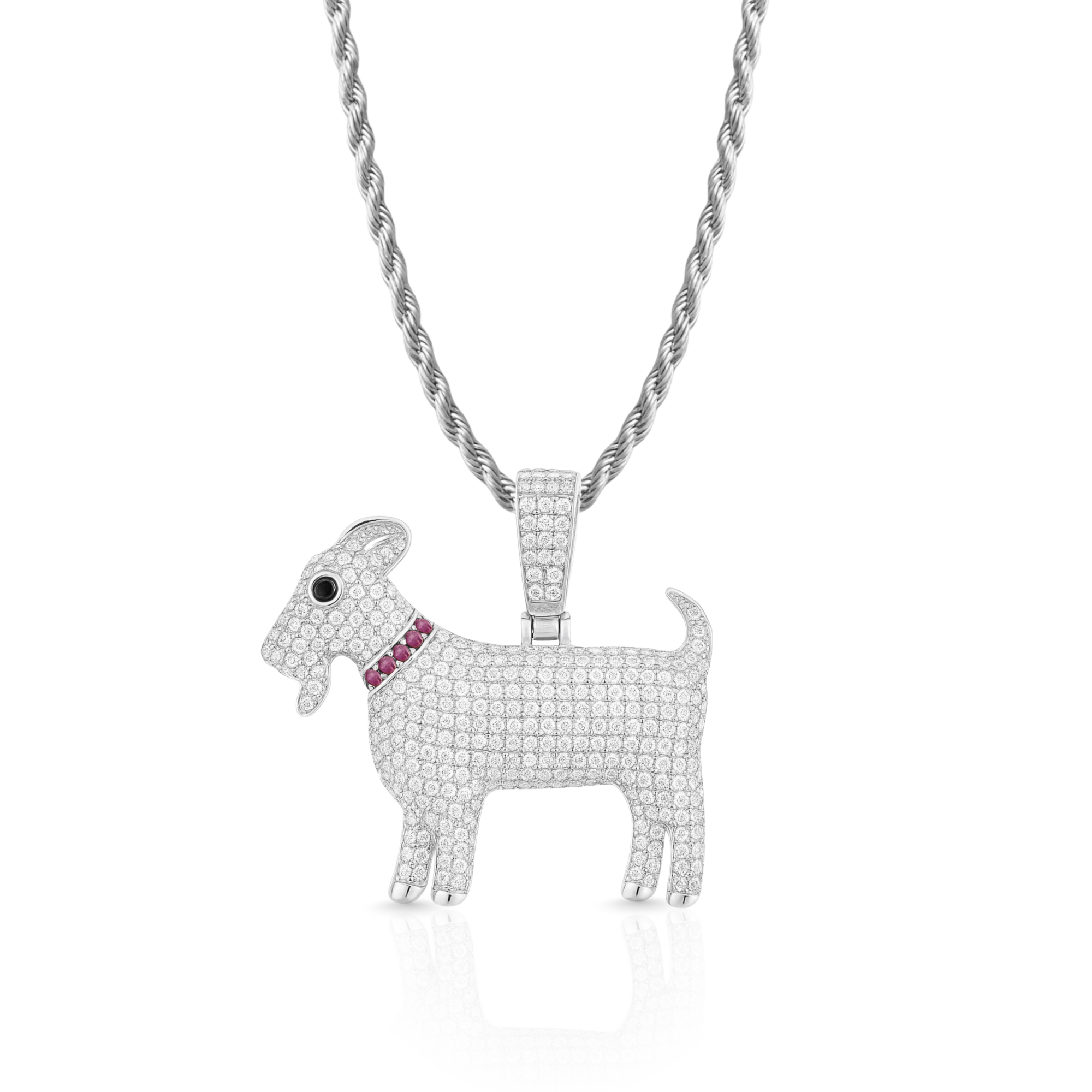 "GOAT" Iced Out Pendant