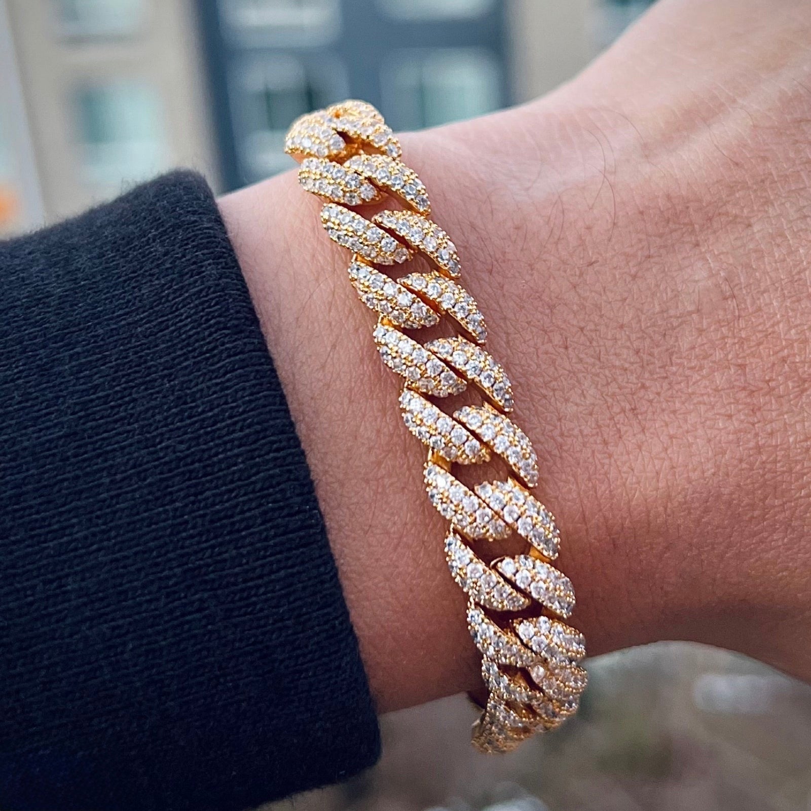 Moissanite Southbeach Bracelet (10mm) 8cts