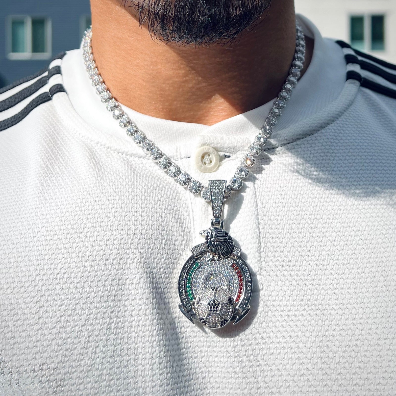 Mexico FC Diamond Pendant