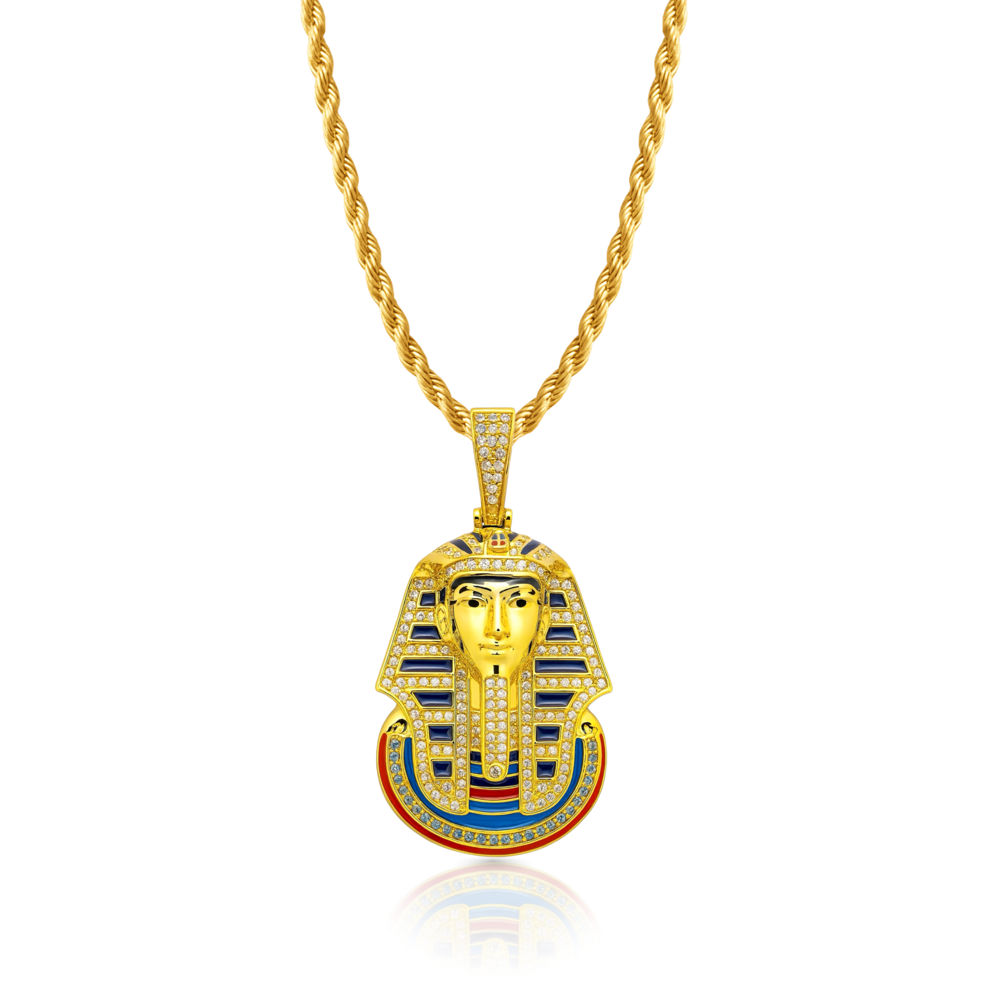 Egyptian Tutankhamun Gold Pendant