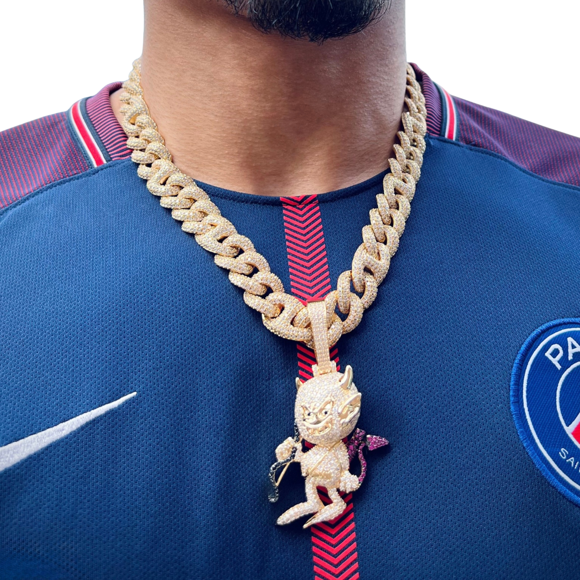 Devil Cupid Diamond Pendant