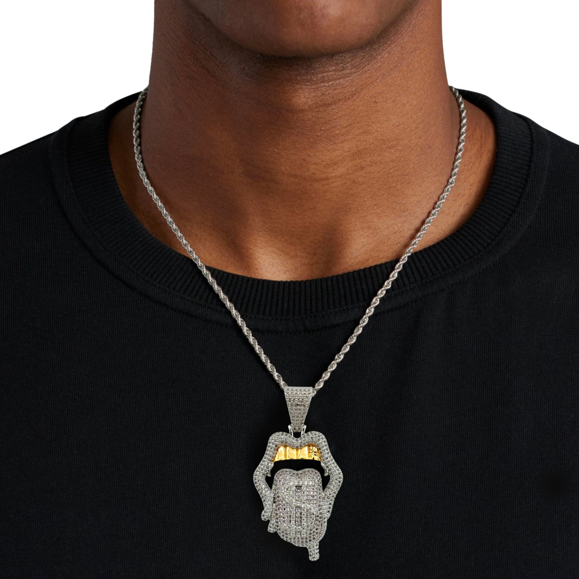 Money Talk Pink Diamond Pendant