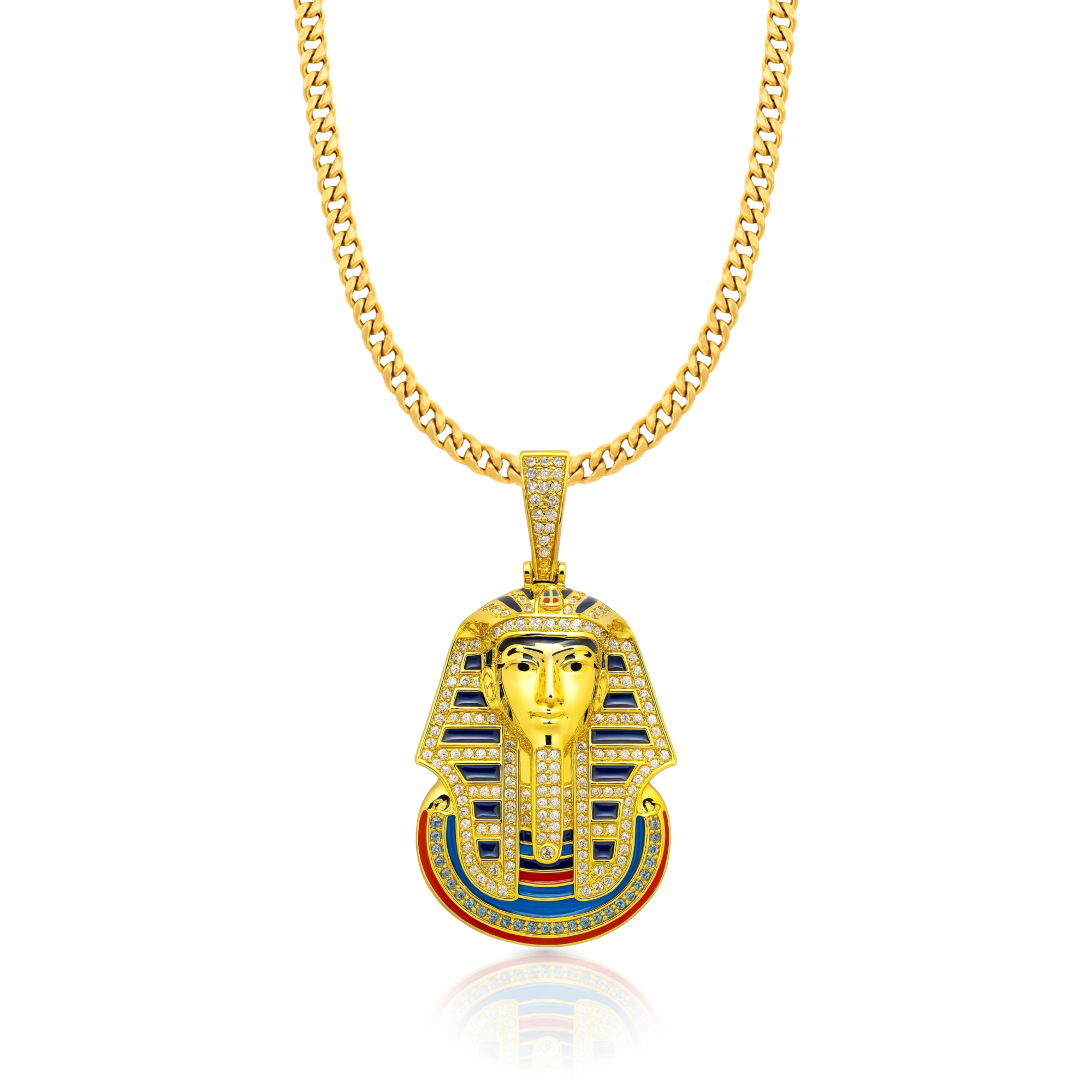Egyptian Tutankhamun Gold Pendant