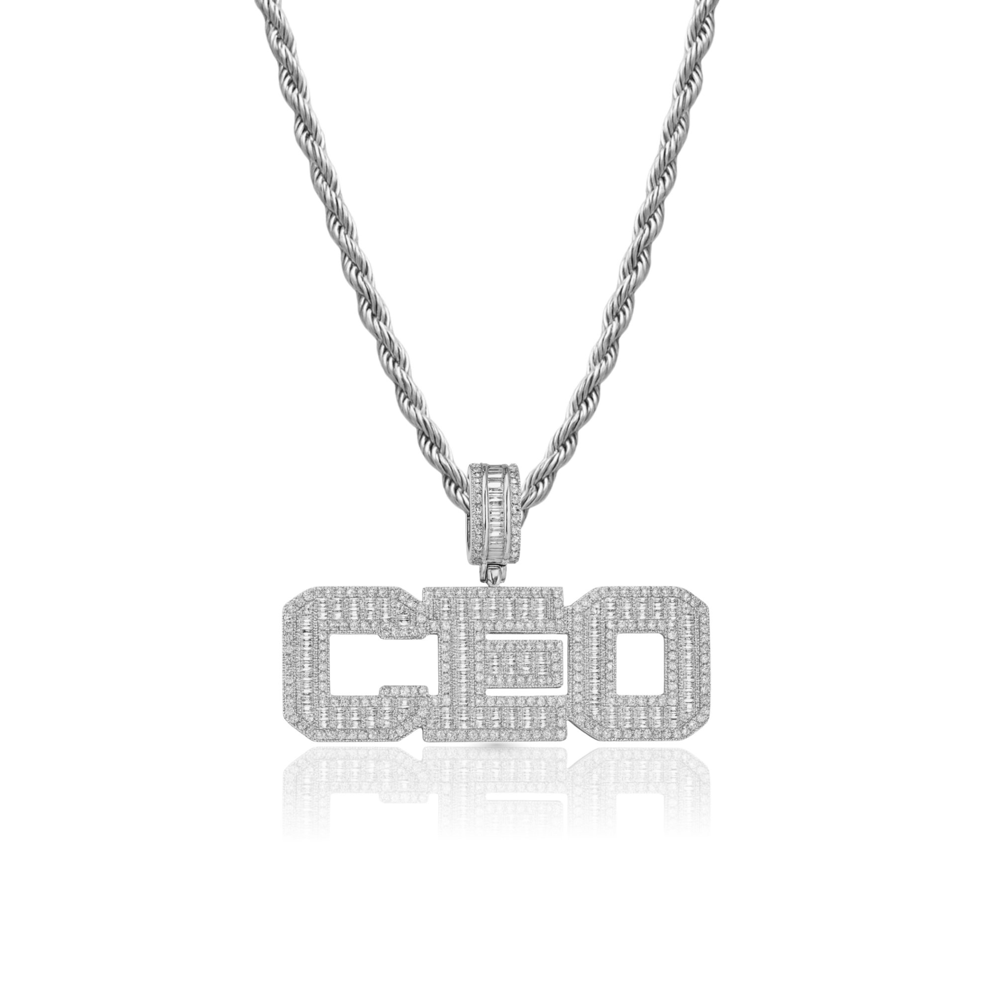 Baguette Diamond Custom Pendant