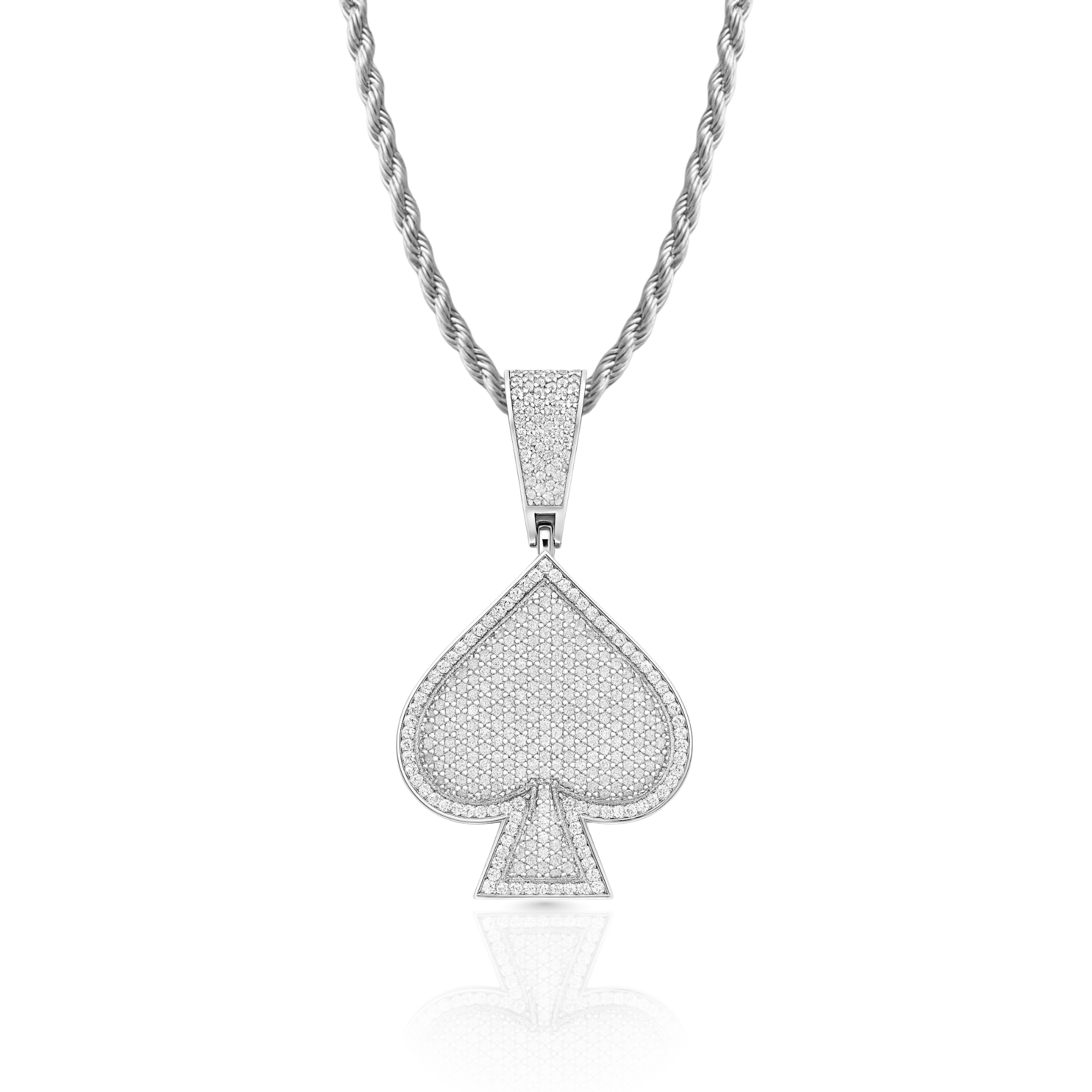 Ace of Spade Diamond Pendant
