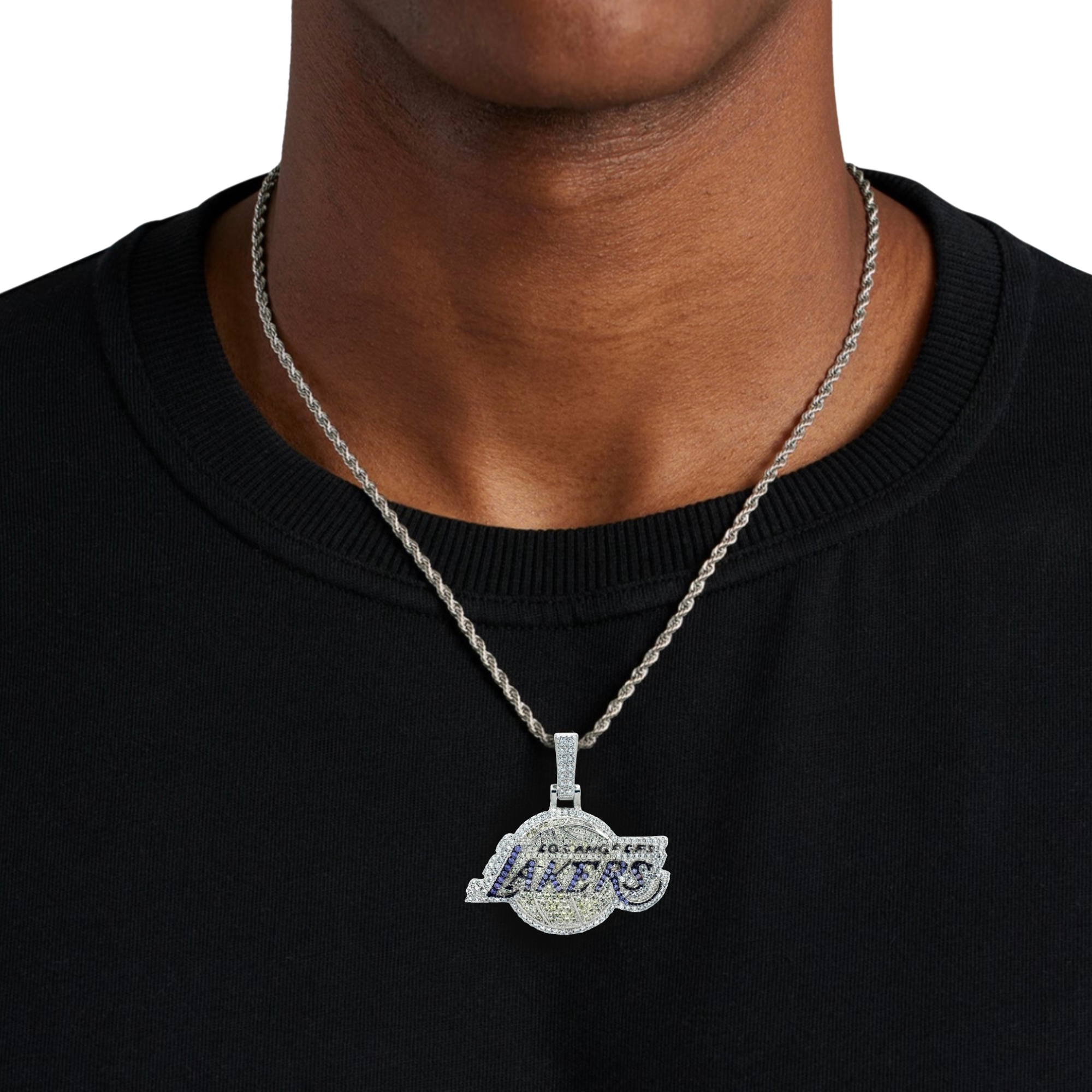 Lakers Diamond Pendant