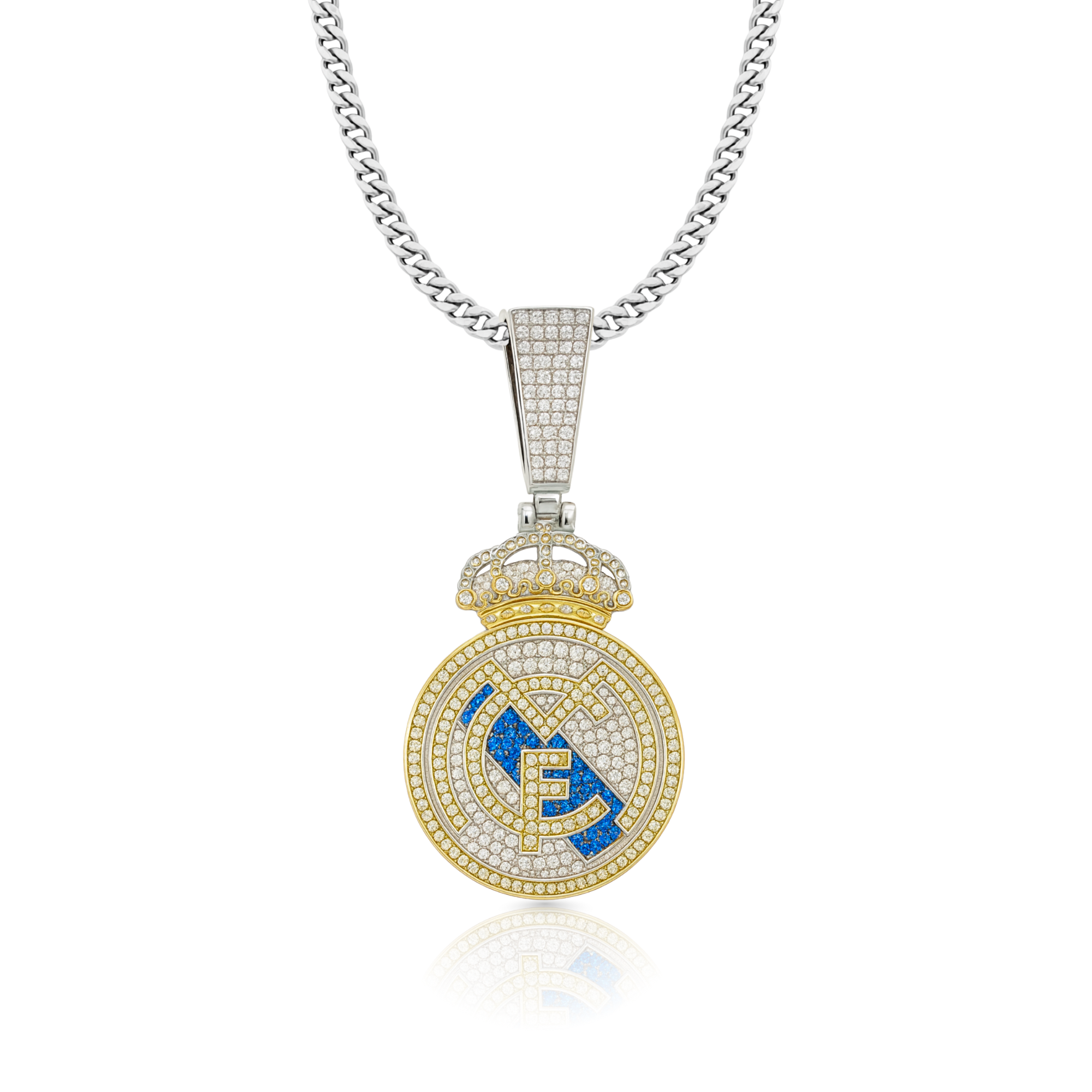 Real Madrid FC Diamond Pendant