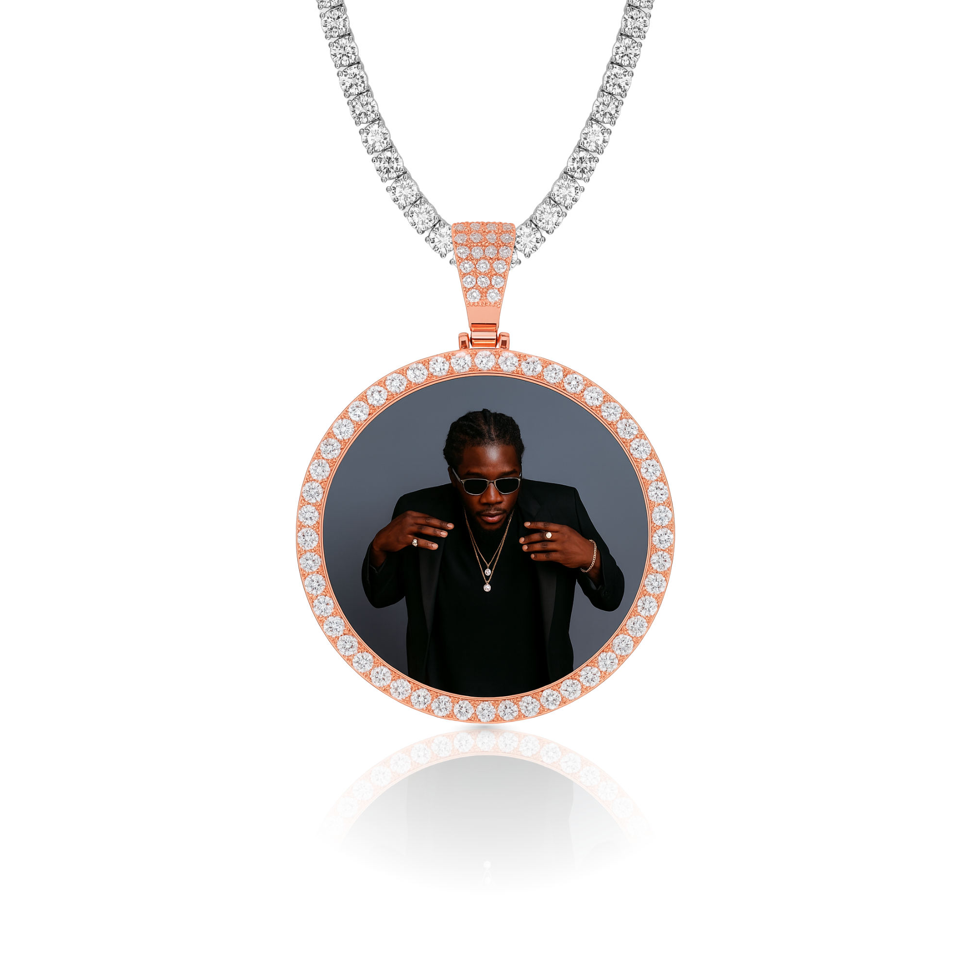 Classic Round Custom Photo Pendant