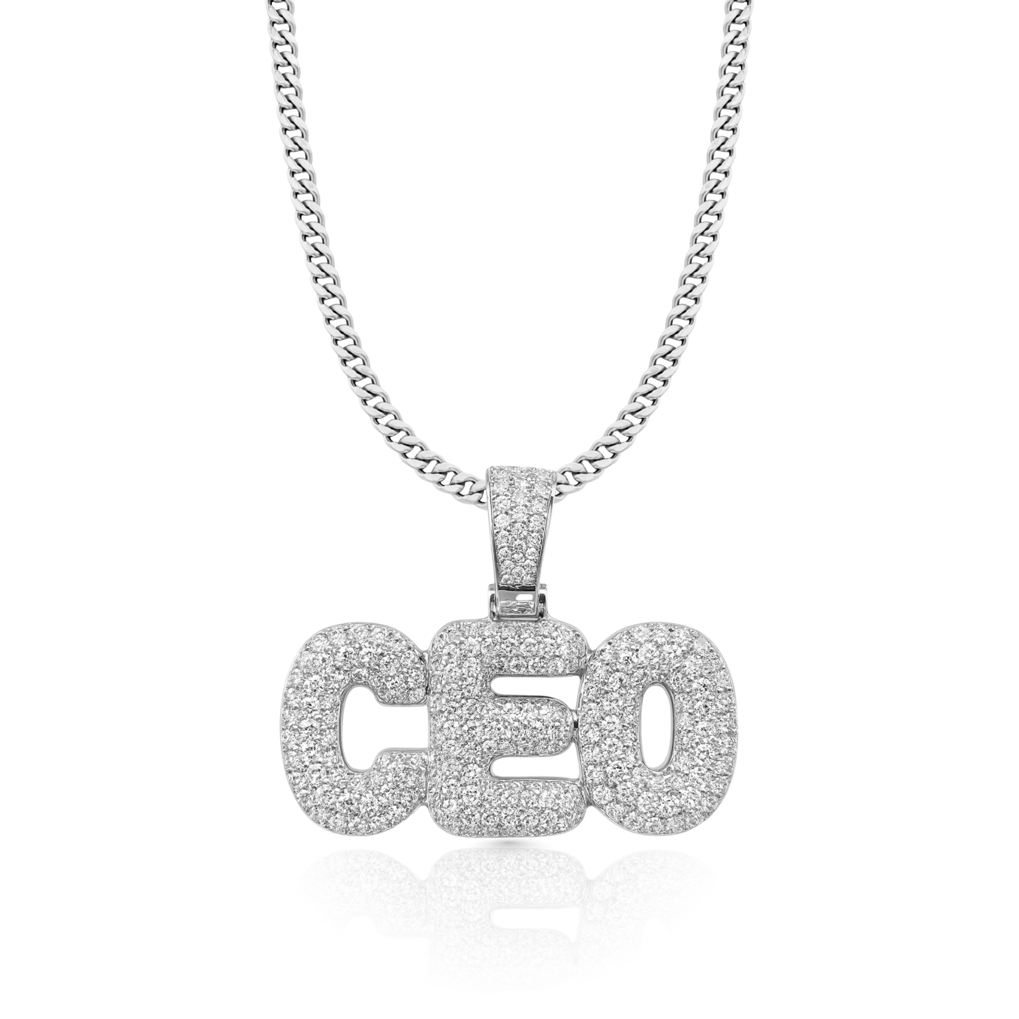 "CEO" Diamond Pendant