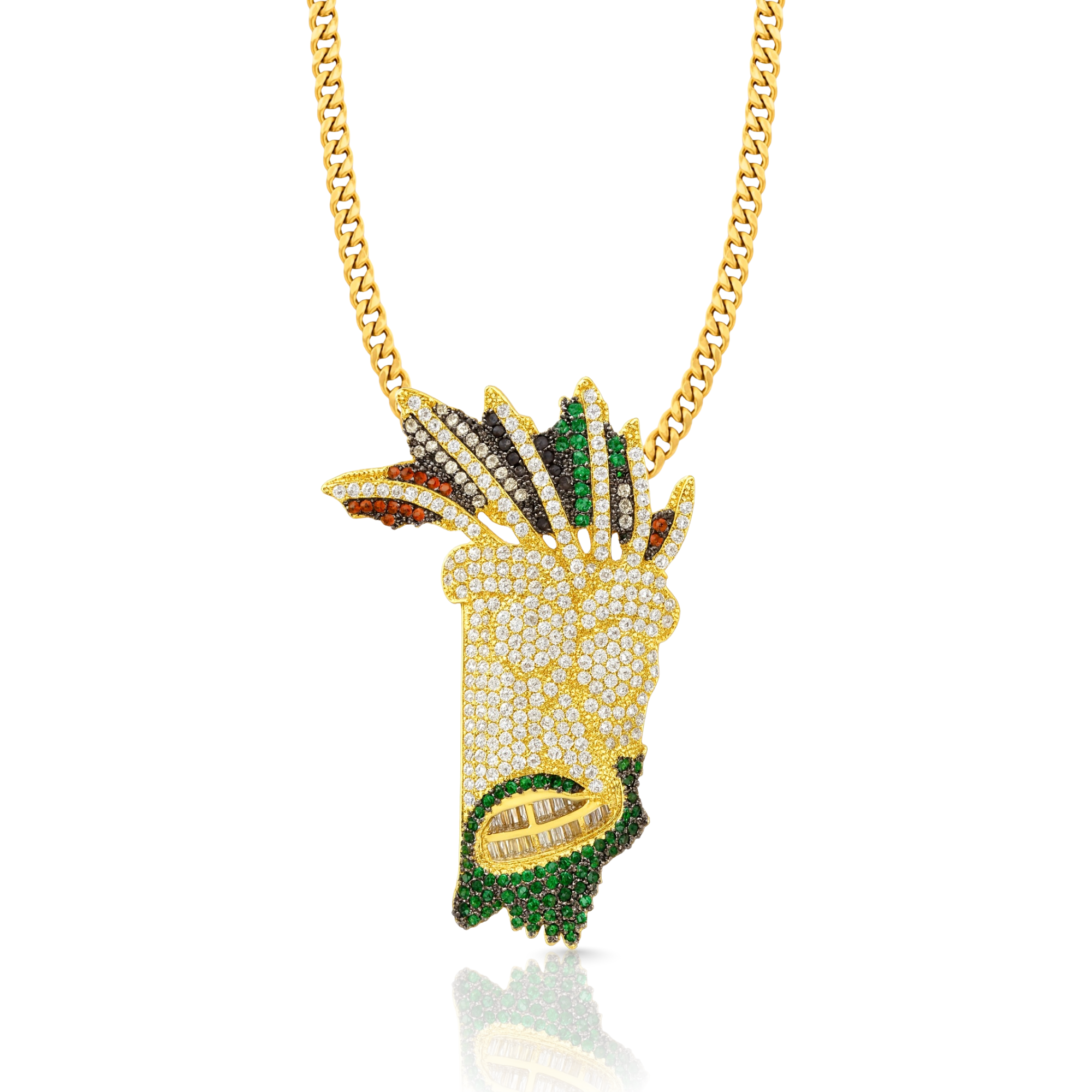 Crash “Aku Aku” Diamond Pendant