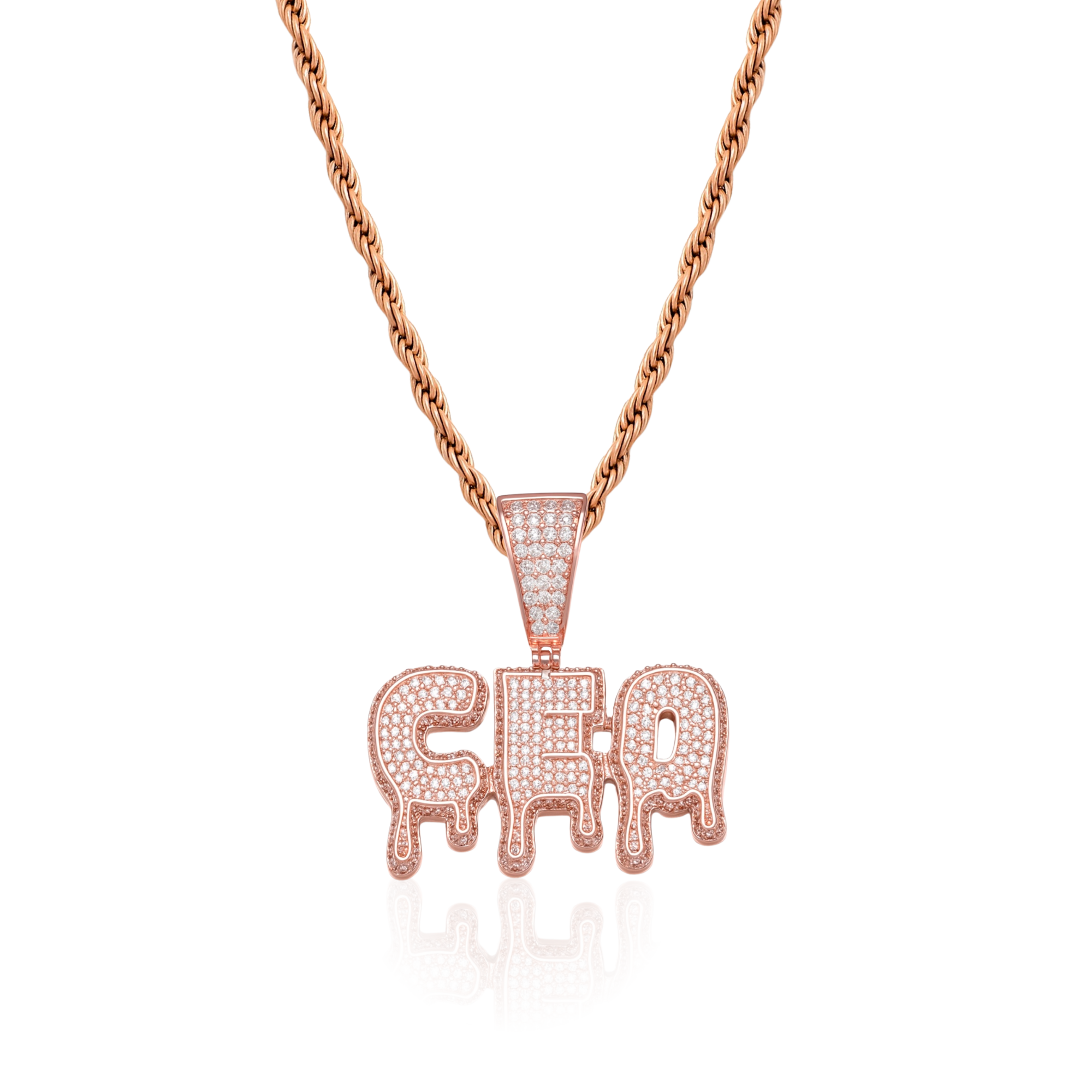 Drip Letter Custom Pendant