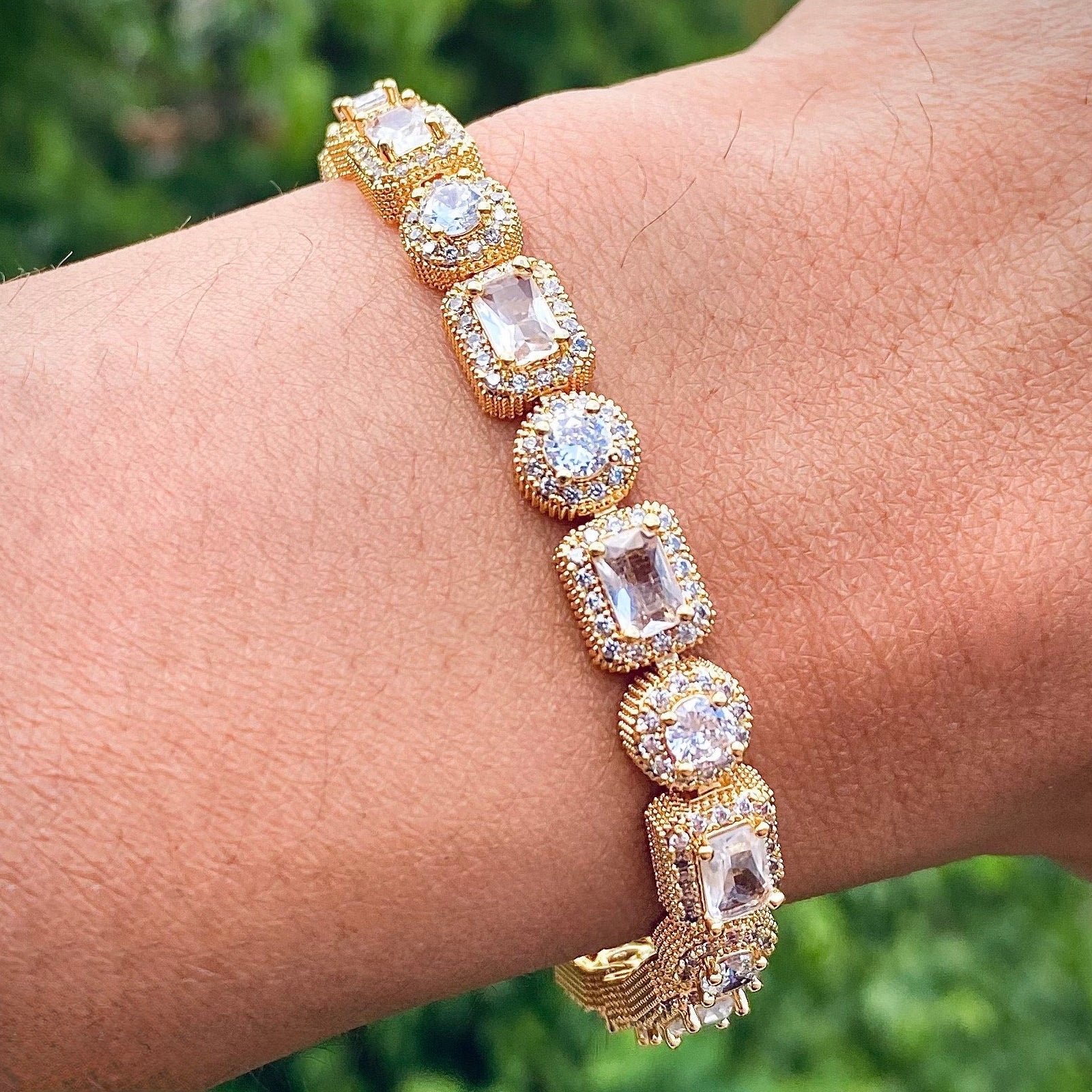 Mayan Diamond Bracelet 10mm