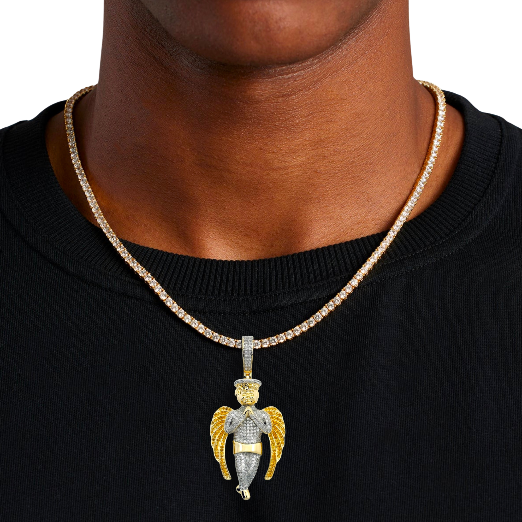 Angle Diamond Pendant