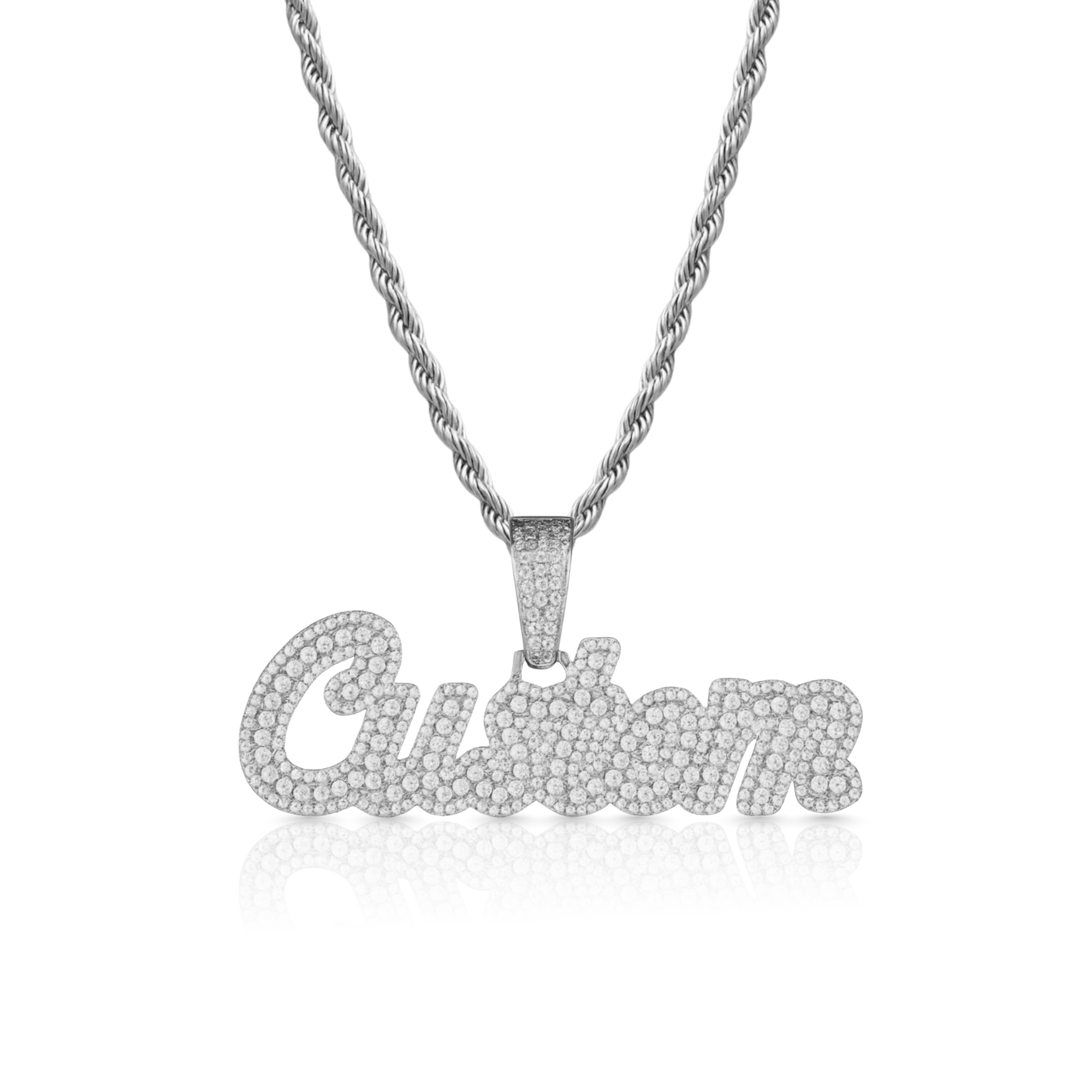 Cursive Letter Custom Pendant