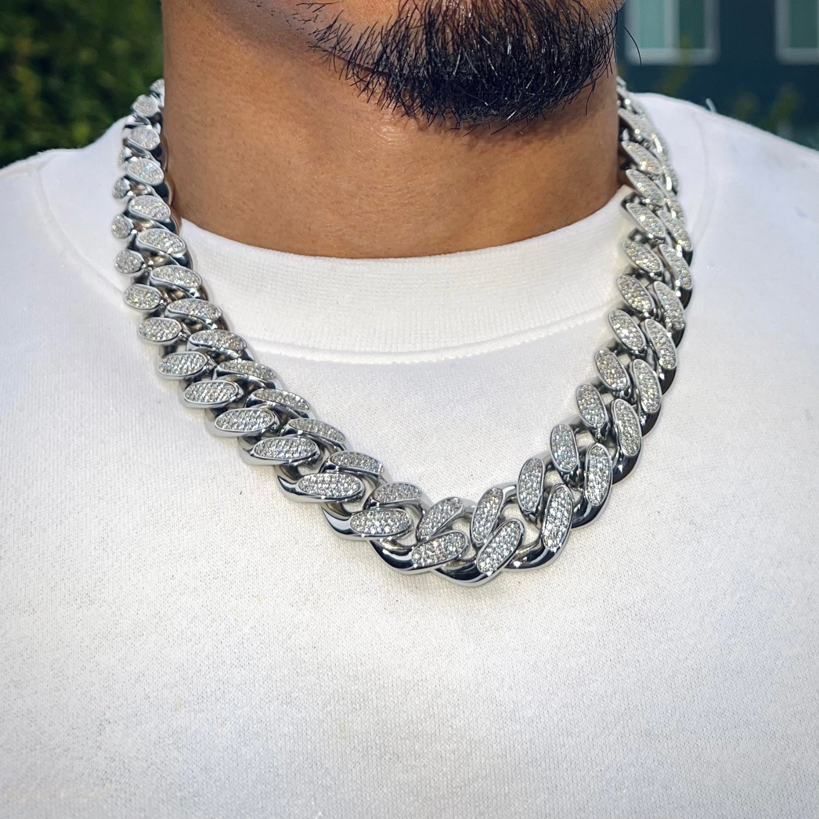 Miami Cuban Diamond Chain 18mm