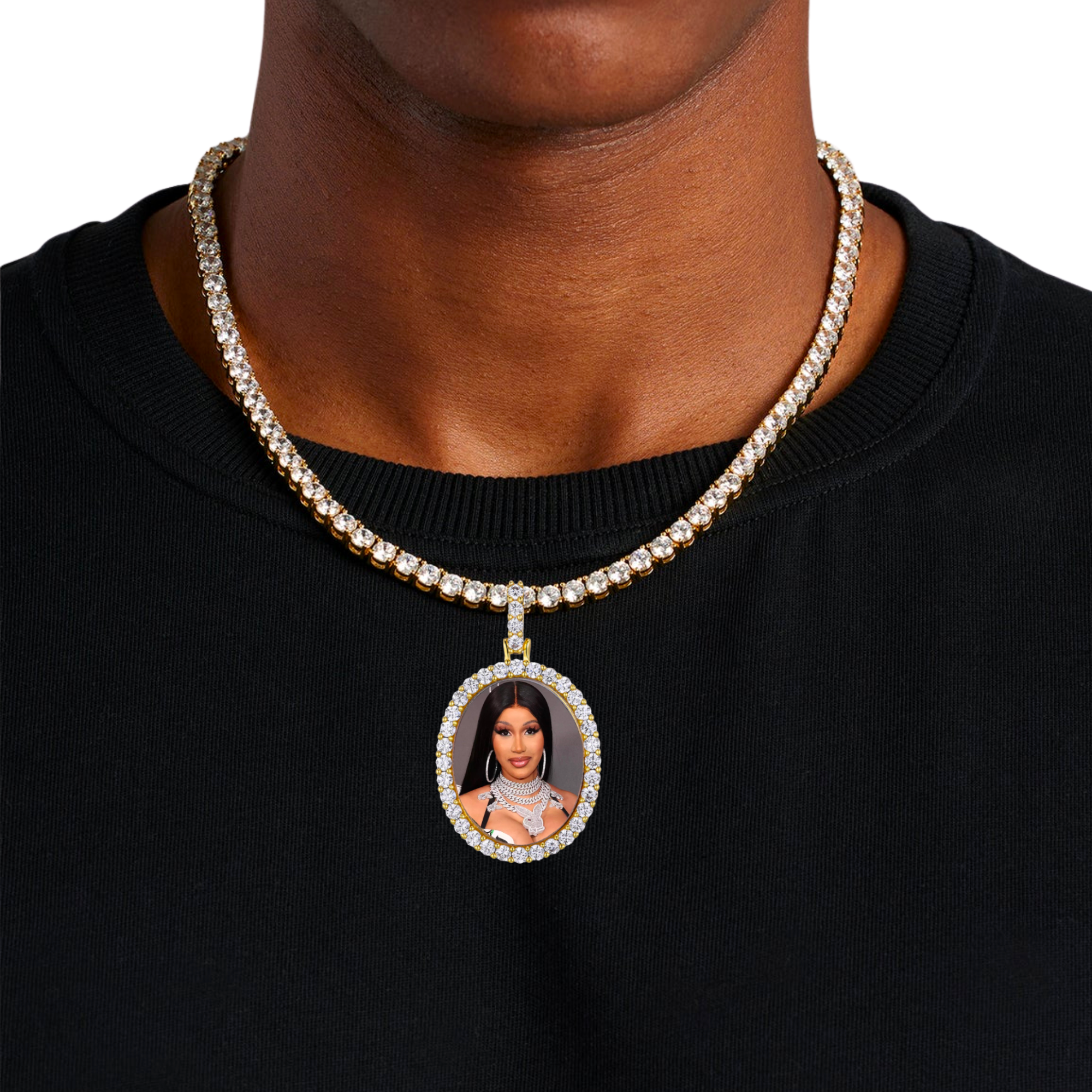 Medallion Custom Photo Pendant